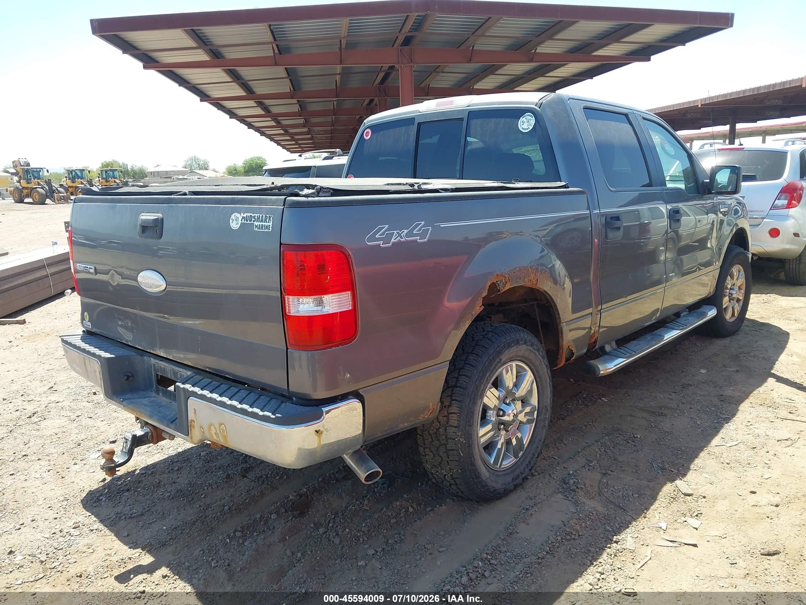 2006 Ford F-150 Fx4/lariat/xlt Gray vin: 1FTPW14566FA74229