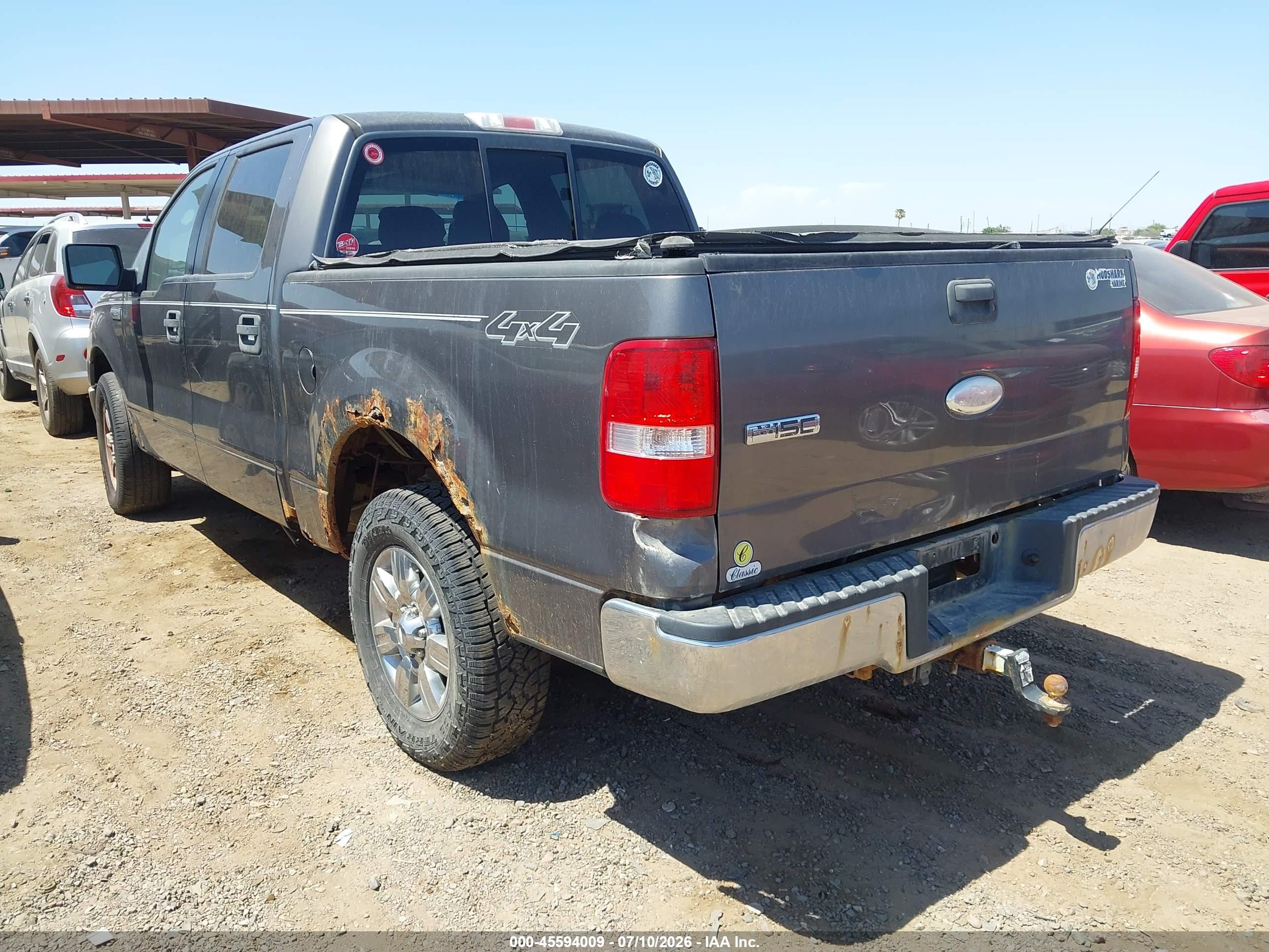2006 Ford F-150 Fx4/lariat/xlt Gray vin: 1FTPW14566FA74229