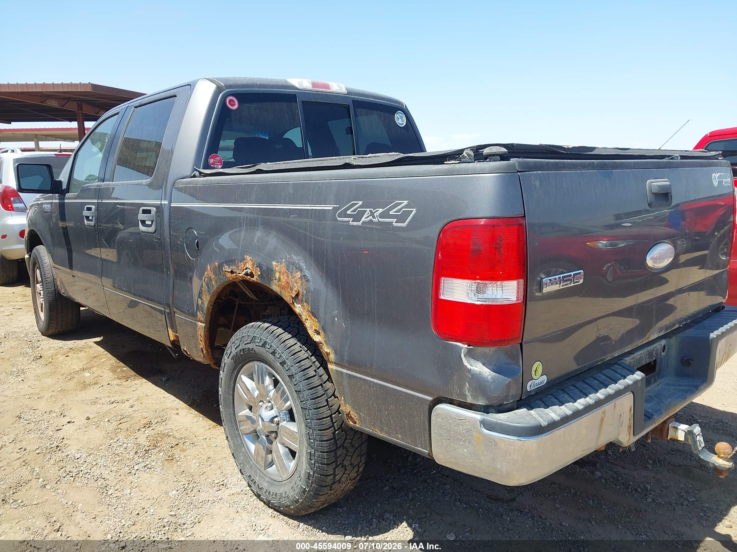 2006 Ford F-150 Fx4/lariat/xlt Gray vin: 1FTPW14566FA74229