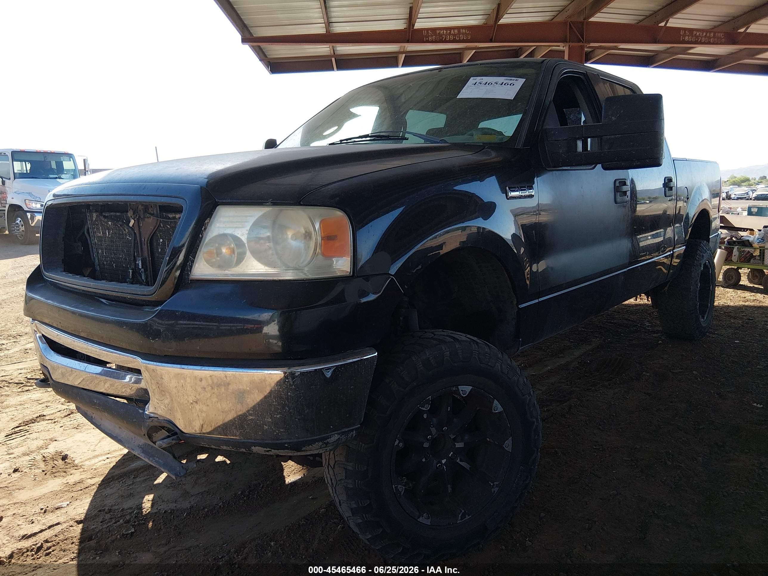 2006 Ford F-150 Fx4/lariat/xlt Black vin: 1FTPW14566KB04319