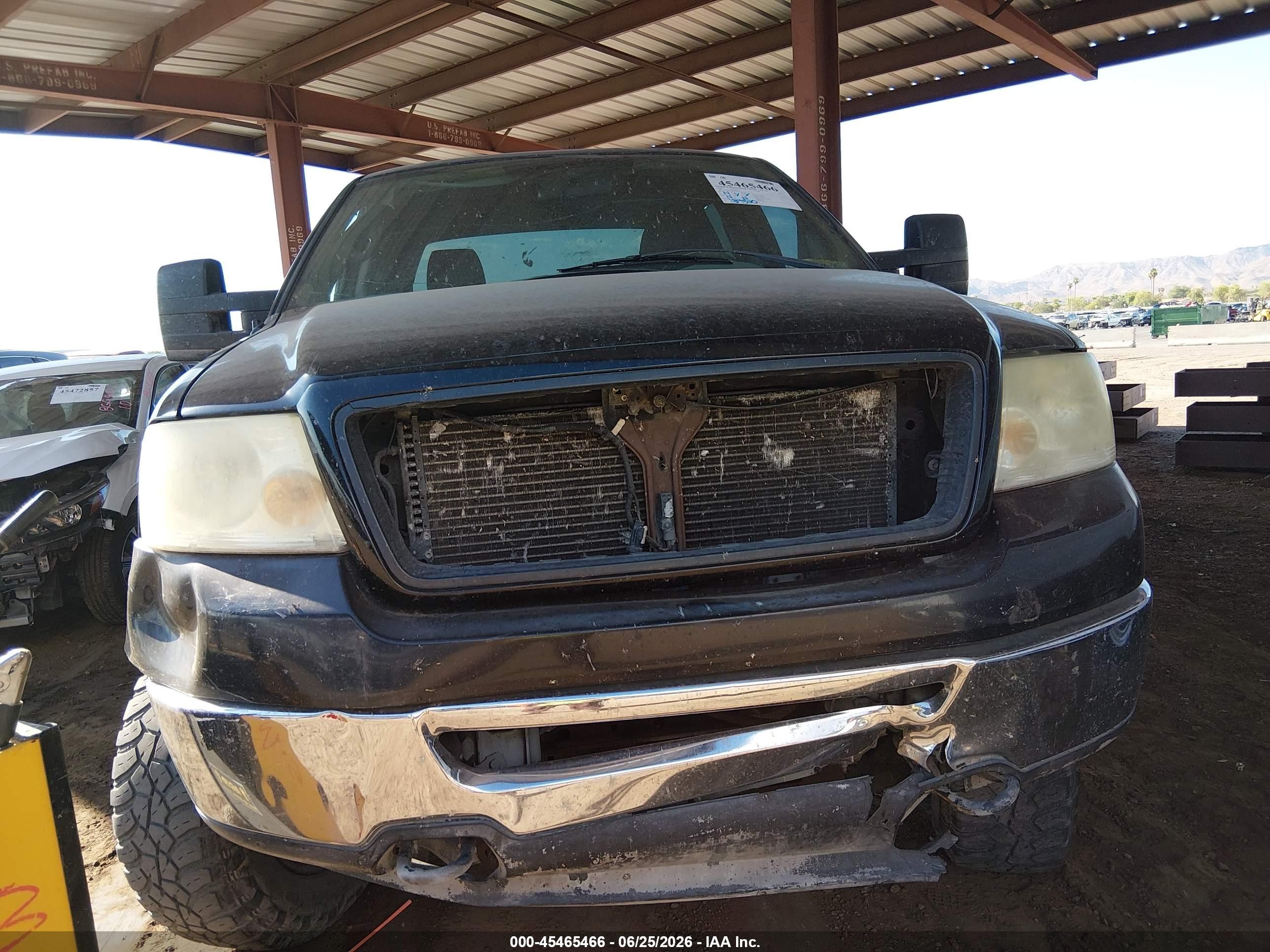 2006 Ford F-150 Fx4/lariat/xlt Black vin: 1FTPW14566KB04319