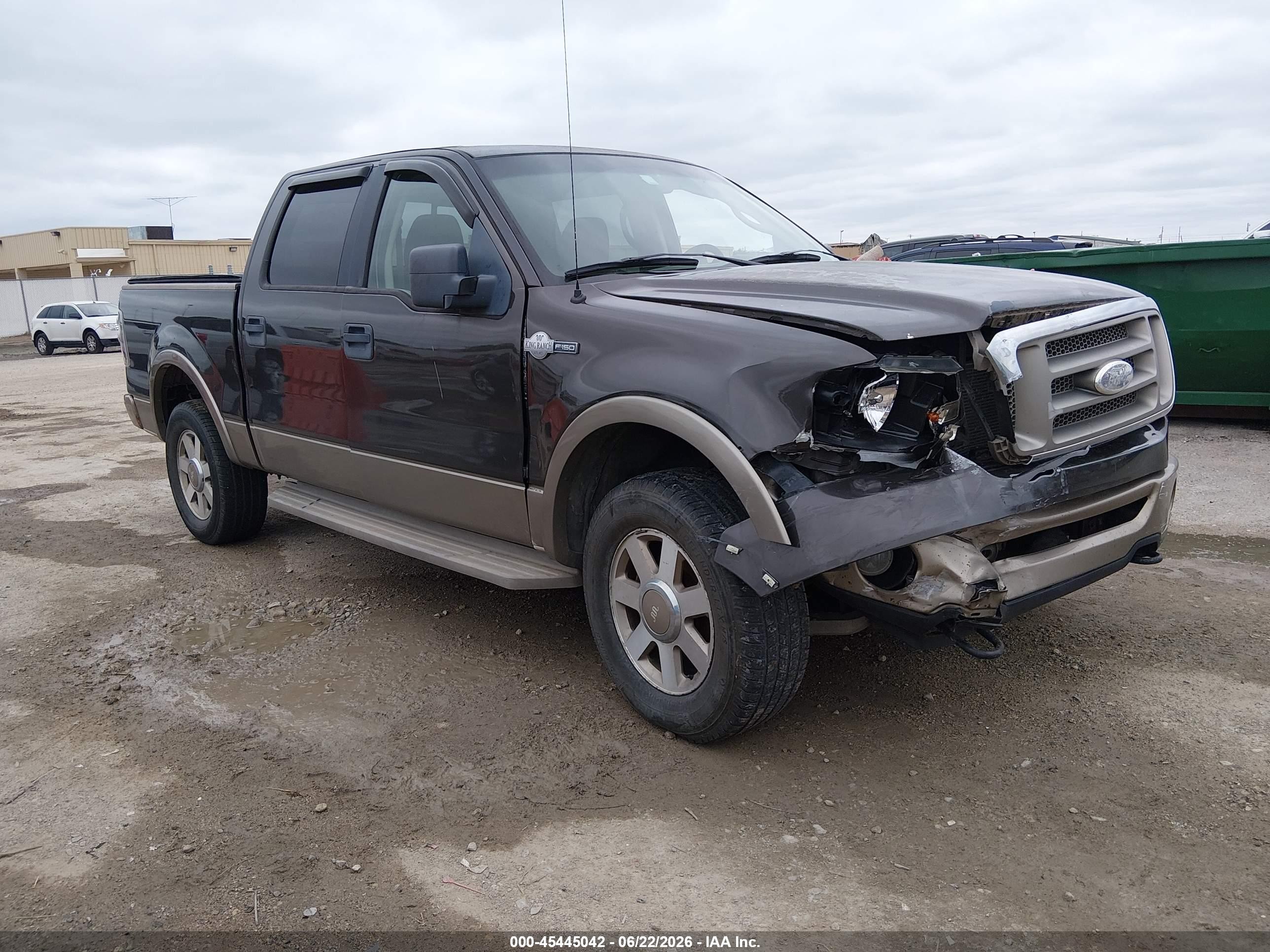 2006 Ford F-150 Fx4/lariat/xlt Brown vin: 1FTPW14566KB23890