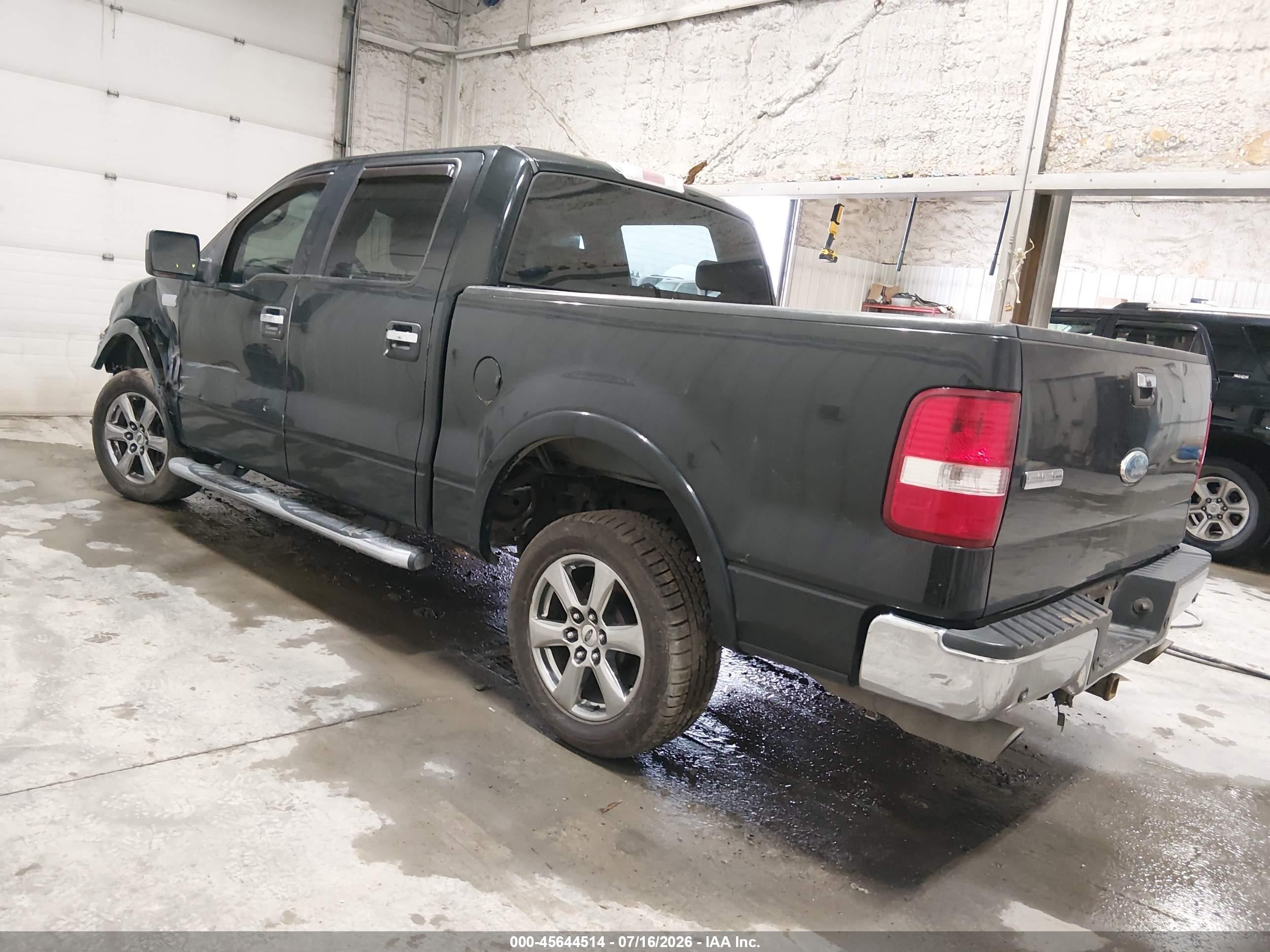 2006 Ford F150 Supercrew Black vin: 1FTPW14566KB85497