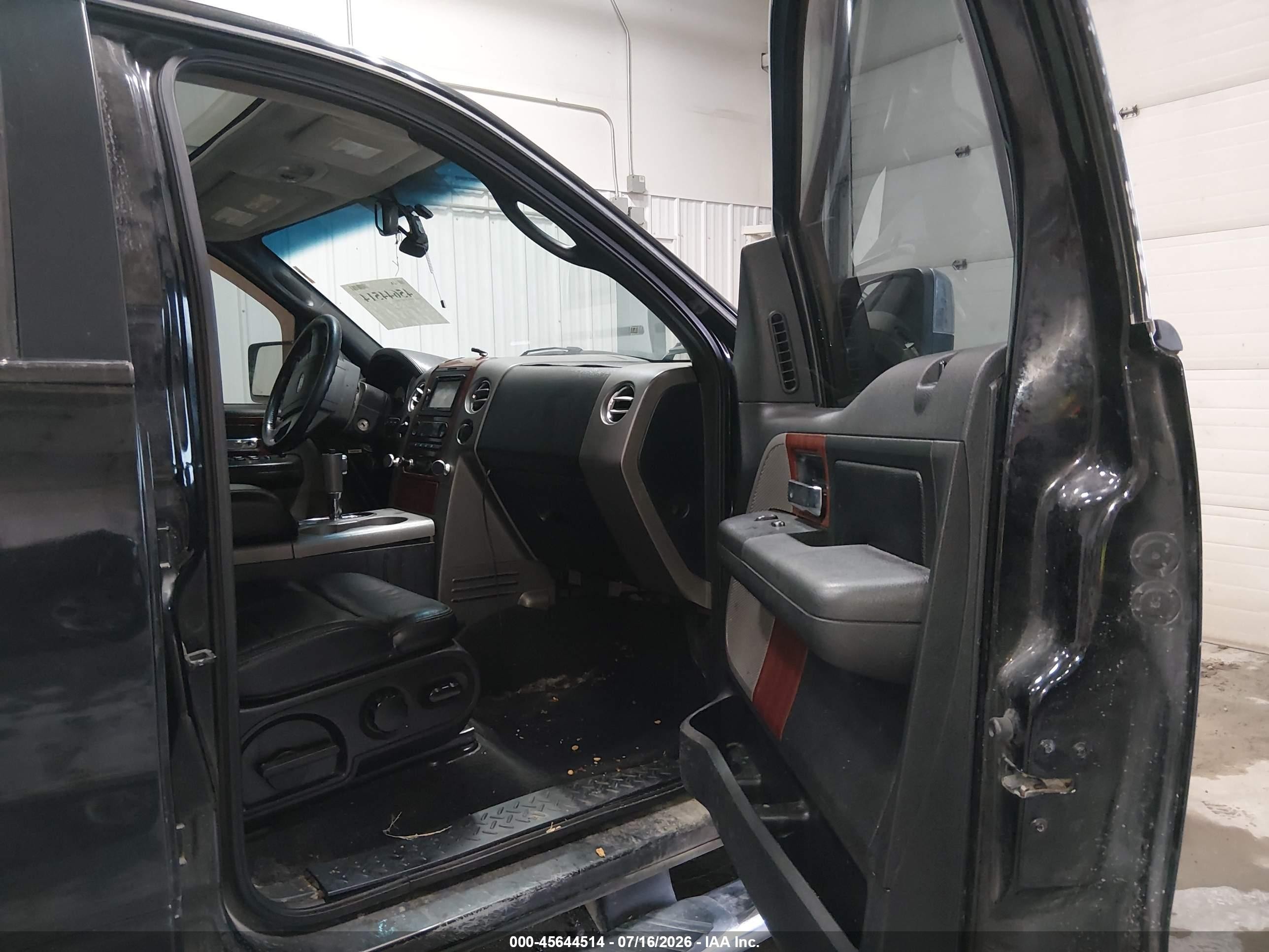 2006 Ford F150 Supercrew Black vin: 1FTPW14566KB85497