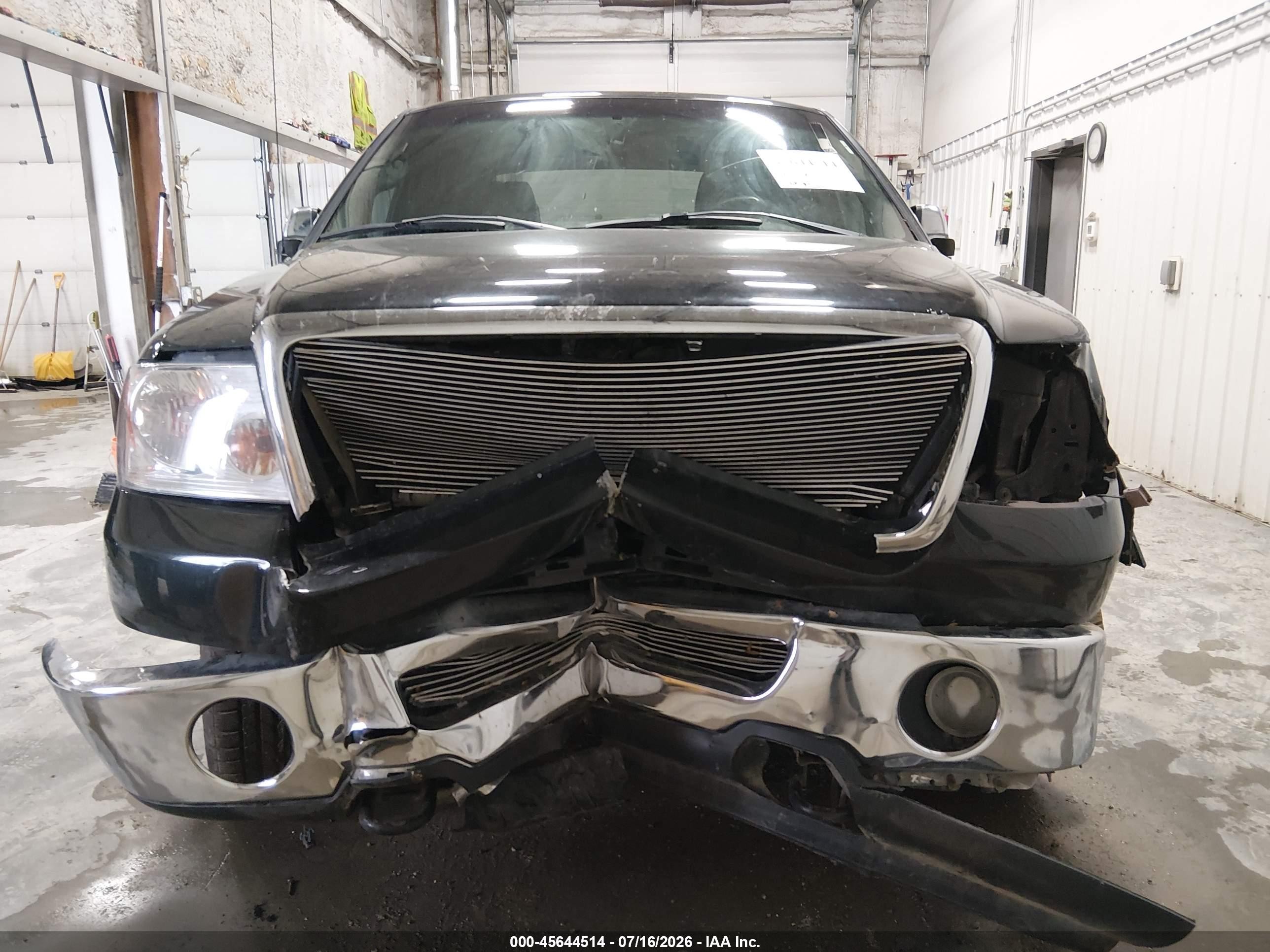 2006 Ford F150 Supercrew Black vin: 1FTPW14566KB85497