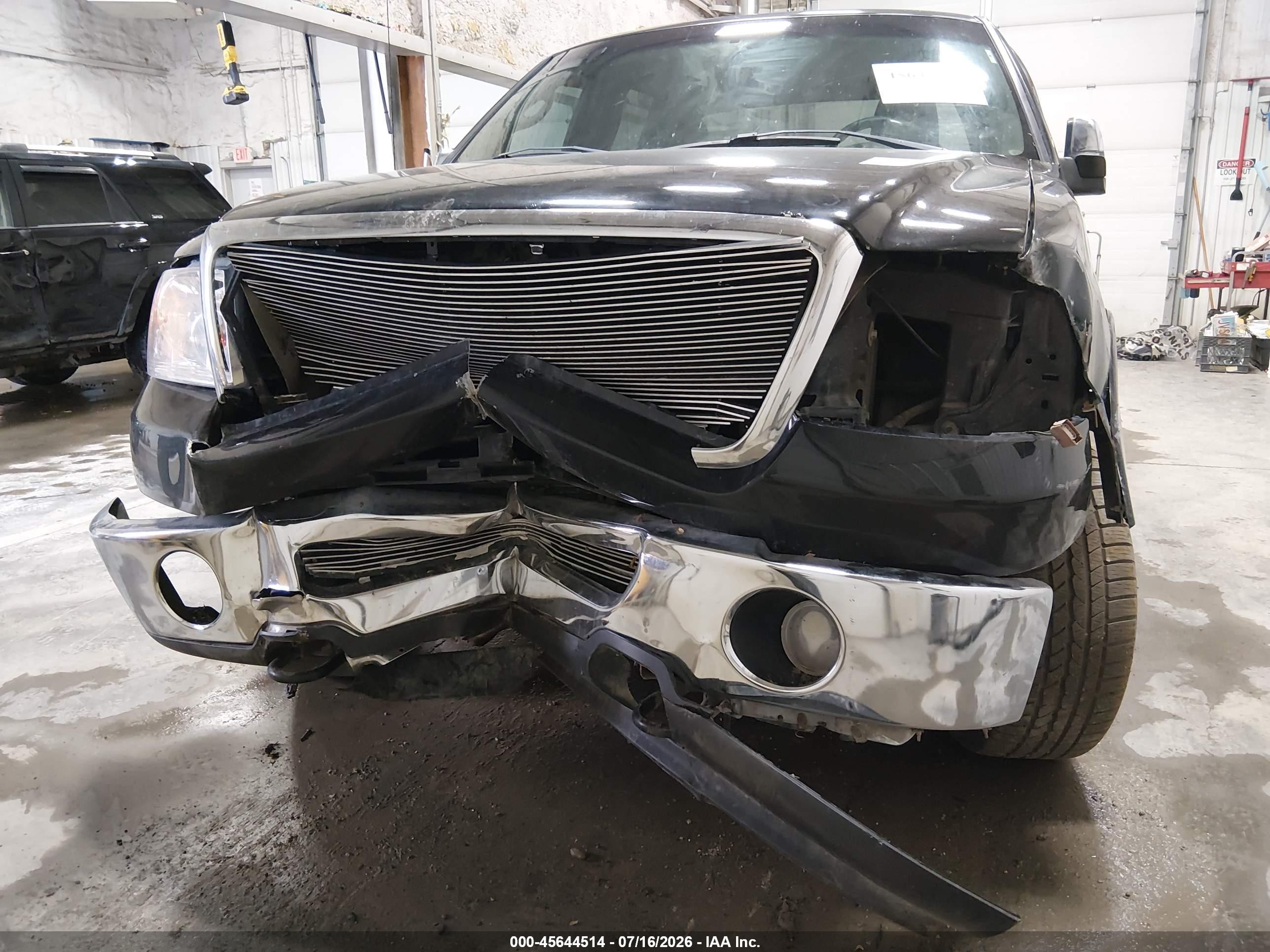 2006 Ford F150 Supercrew Black vin: 1FTPW14566KB85497