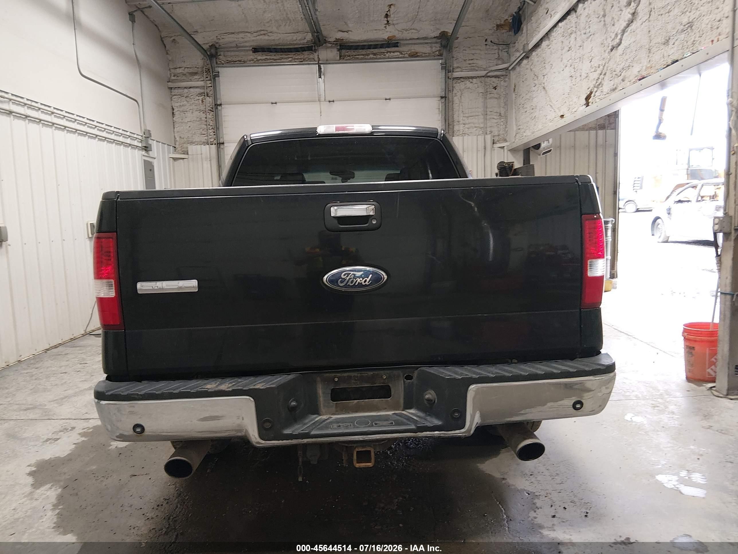 2006 Ford F150 Supercrew Black vin: 1FTPW14566KB85497