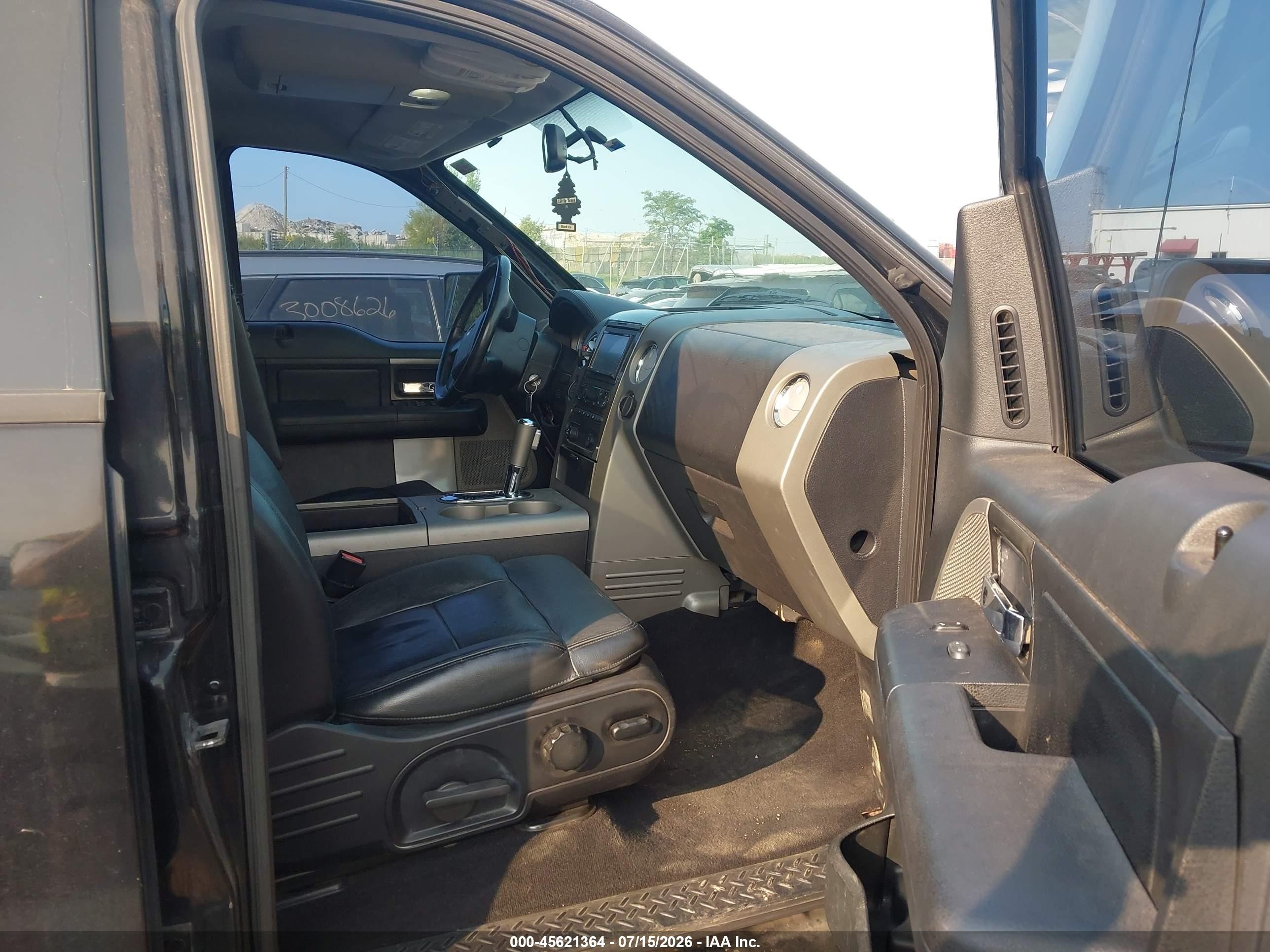 2006 Ford F-150 Fx4/lariat/xlt Black vin: 1FTPW14566KD53218