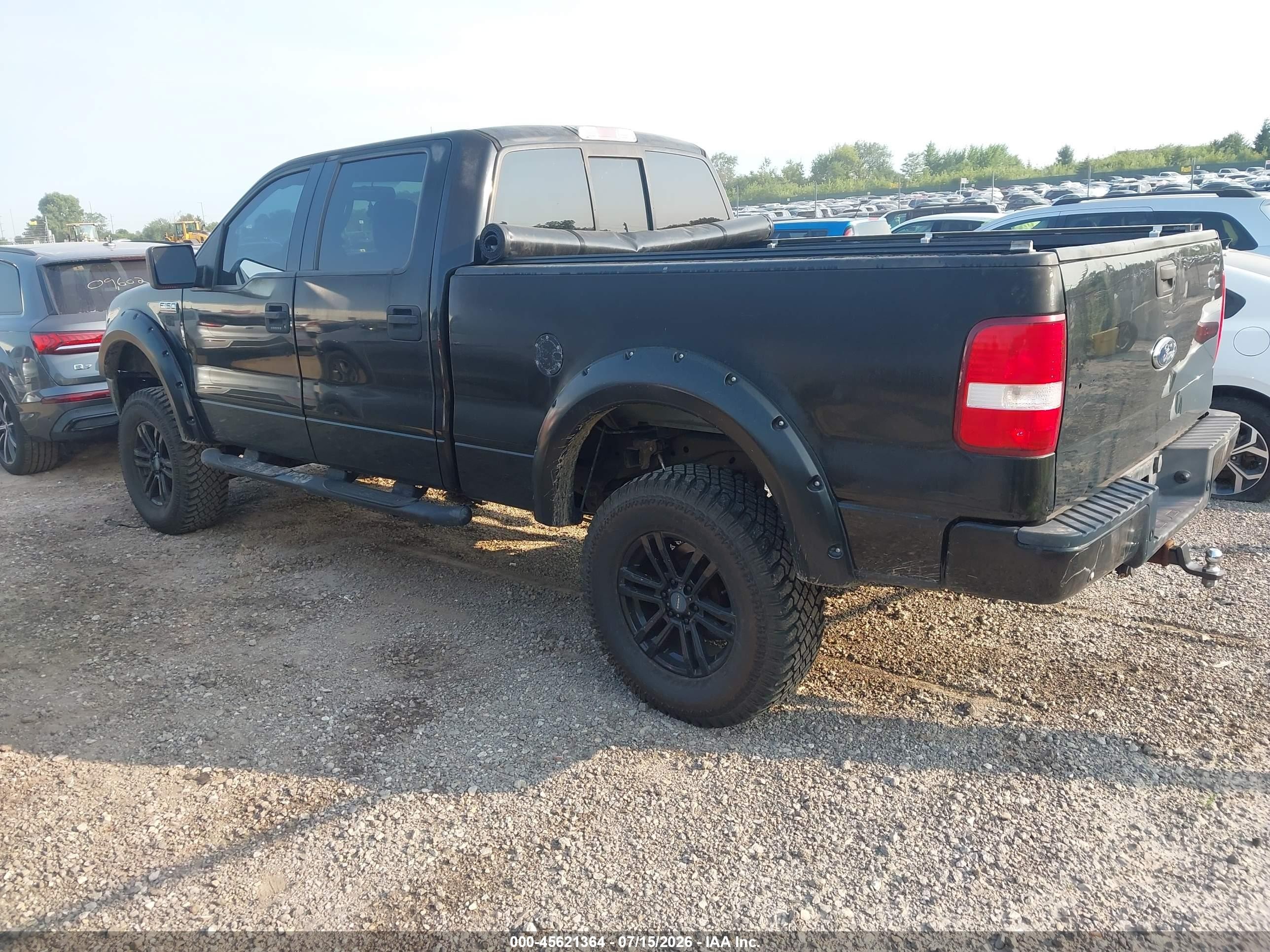 2006 Ford F-150 Fx4/lariat/xlt Black vin: 1FTPW14566KD53218