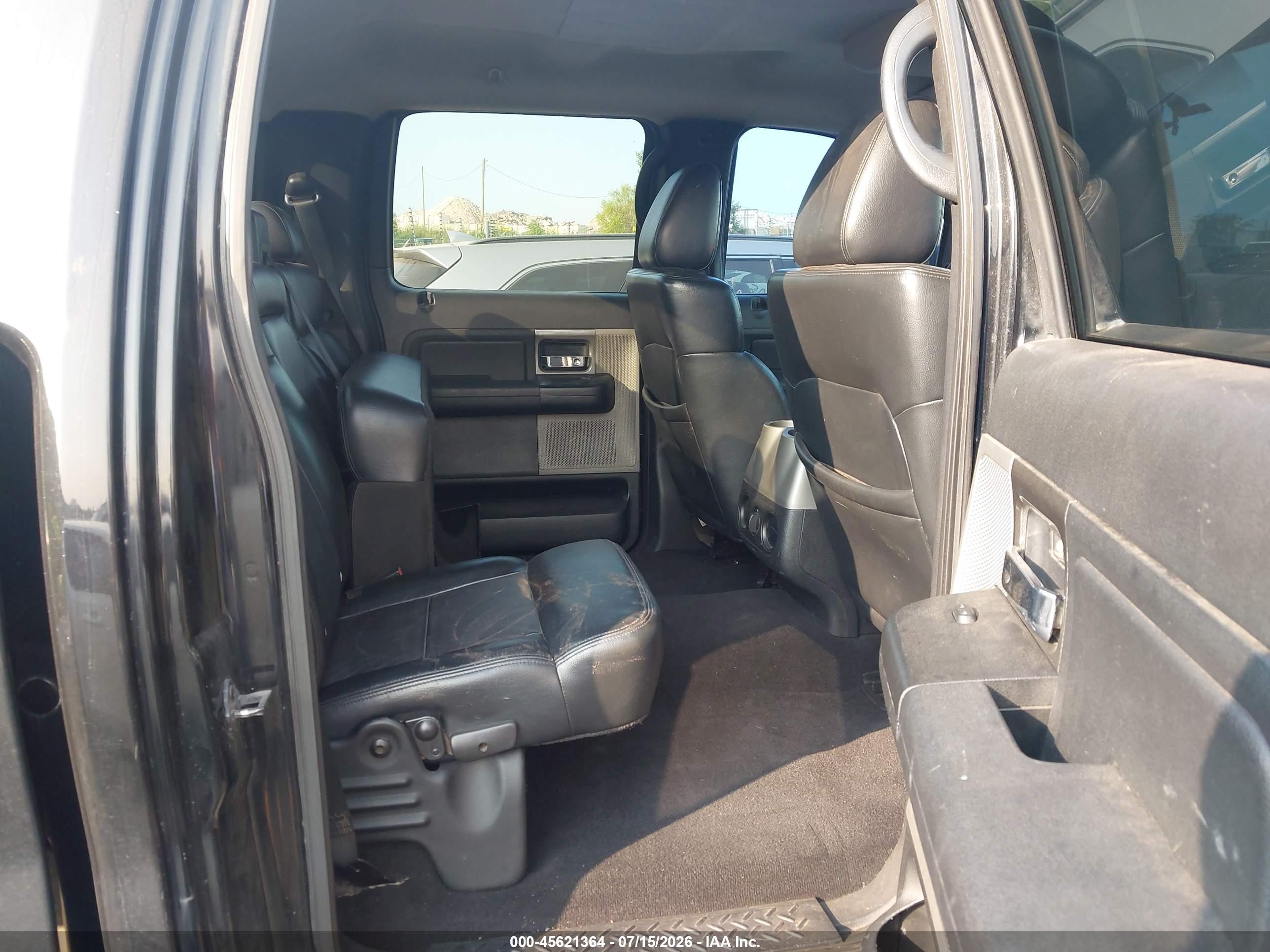 2006 Ford F-150 Fx4/lariat/xlt Black vin: 1FTPW14566KD53218