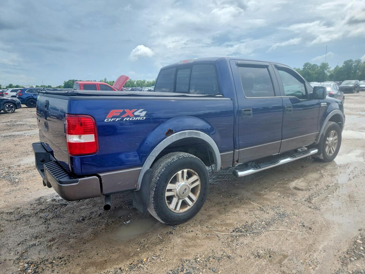 2007 Ford F150 Supercrew Синий vin: 1FTPW14567FB32924
