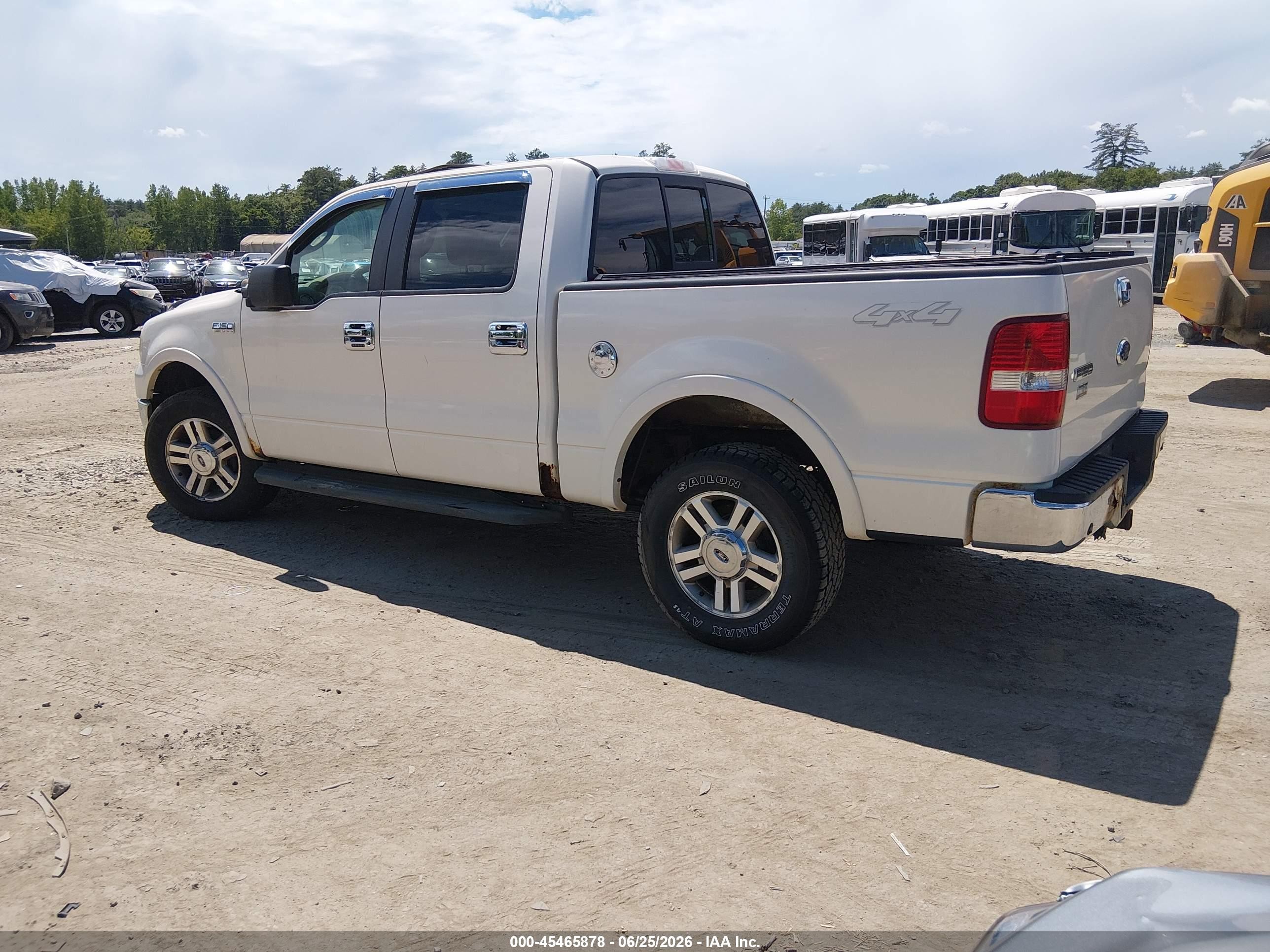 2007 Ford F-150 Fx4/lariat/xlt Белый vin: 1FTPW14567FB49979