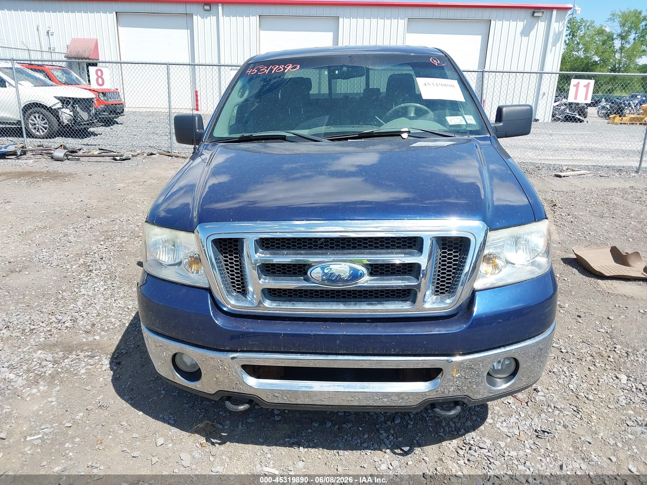 2008 Ford F-150 60th Anniversary/fx4/king Ranch/lariat/limited/xlt Синий vin: 1FTPW14568FA35790