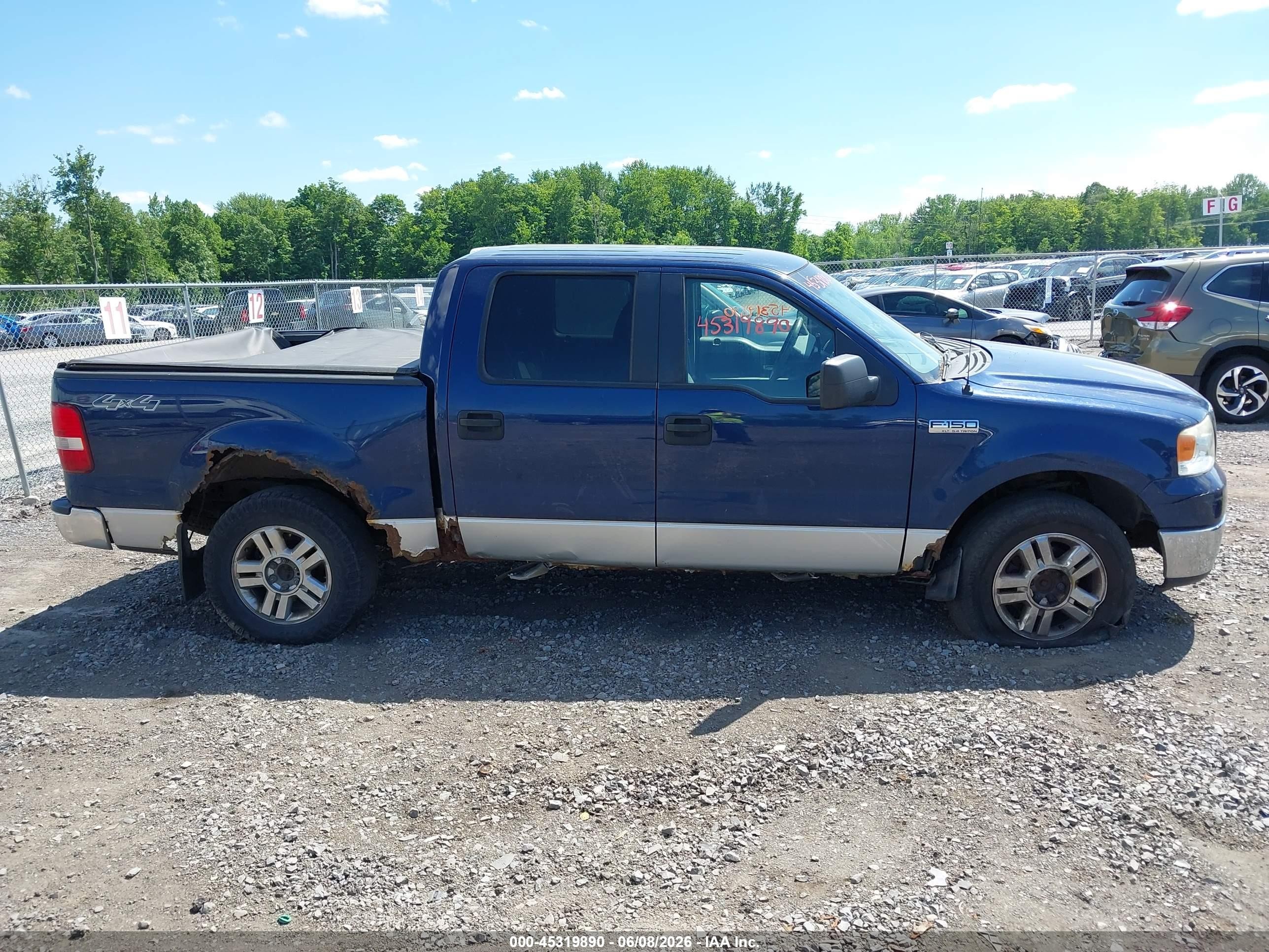 2008 Ford F-150 60th Anniversary/fx4/king Ranch/lariat/limited/xlt Синий vin: 1FTPW14568FA35790