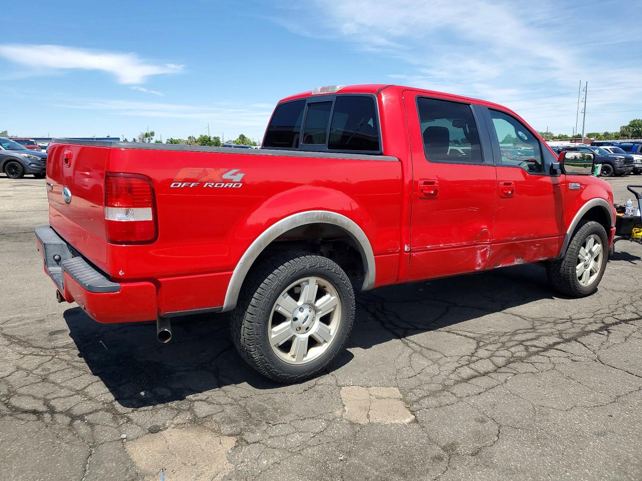 2008 Ford F150 Supercrew Red vin: 1FTPW14568FC12371
