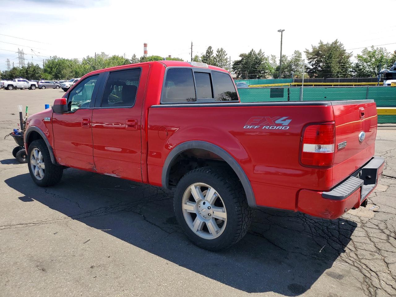 2008 Ford F150 Supercrew Red vin: 1FTPW14568FC12371