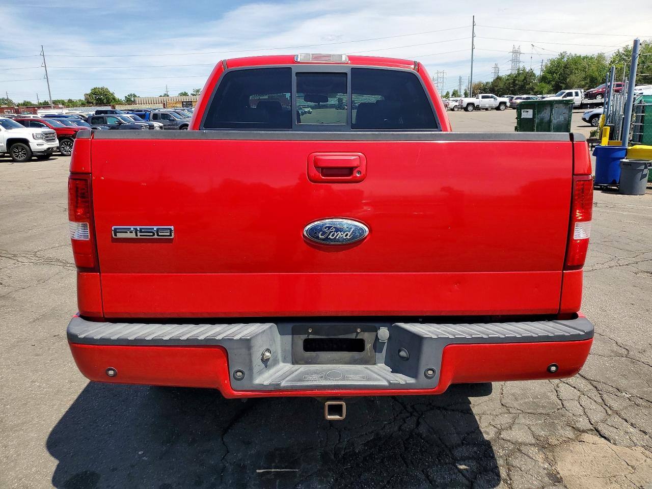 2008 Ford F150 Supercrew Red vin: 1FTPW14568FC12371