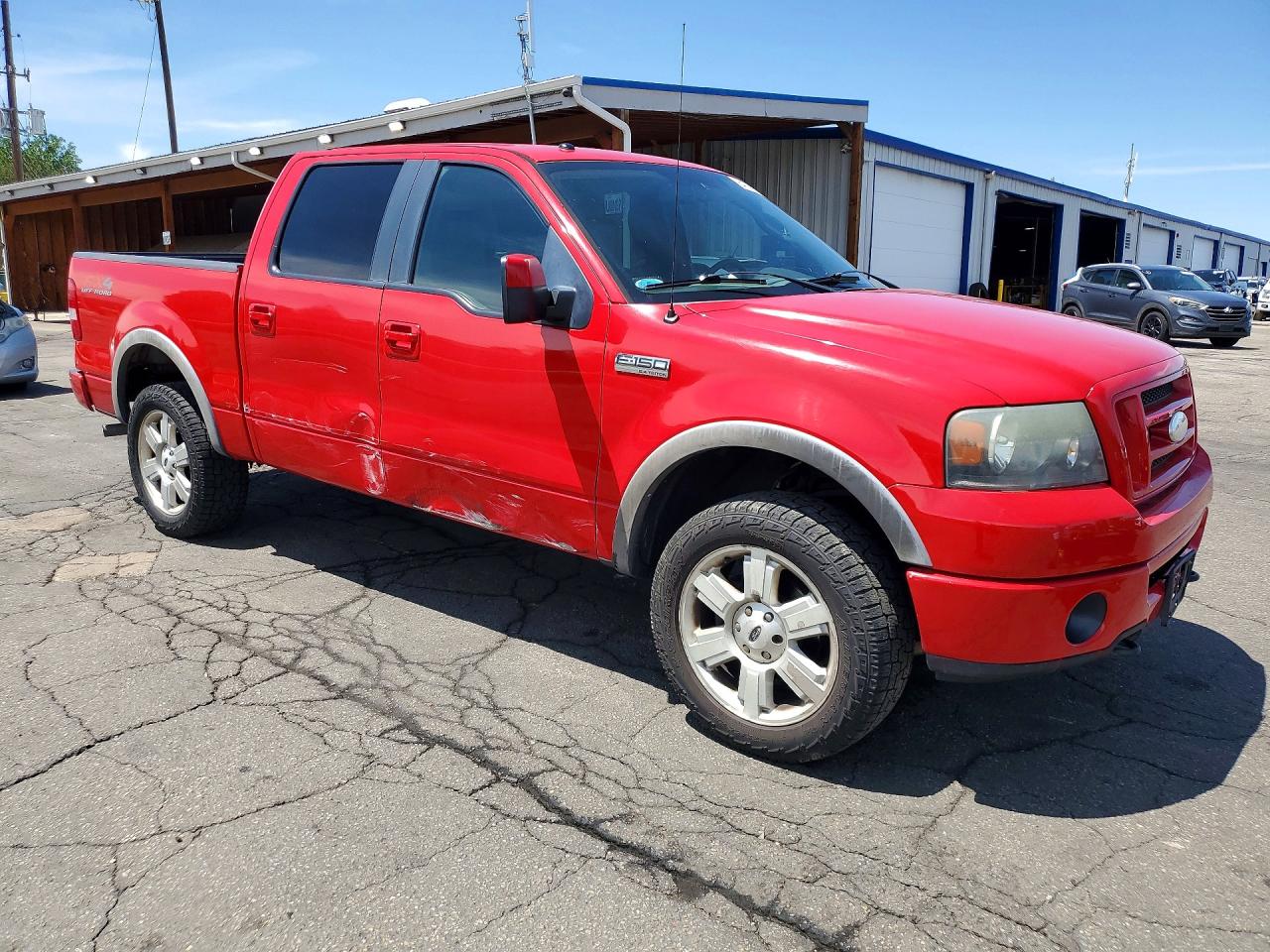 2008 Ford F150 Supercrew Red vin: 1FTPW14568FC12371