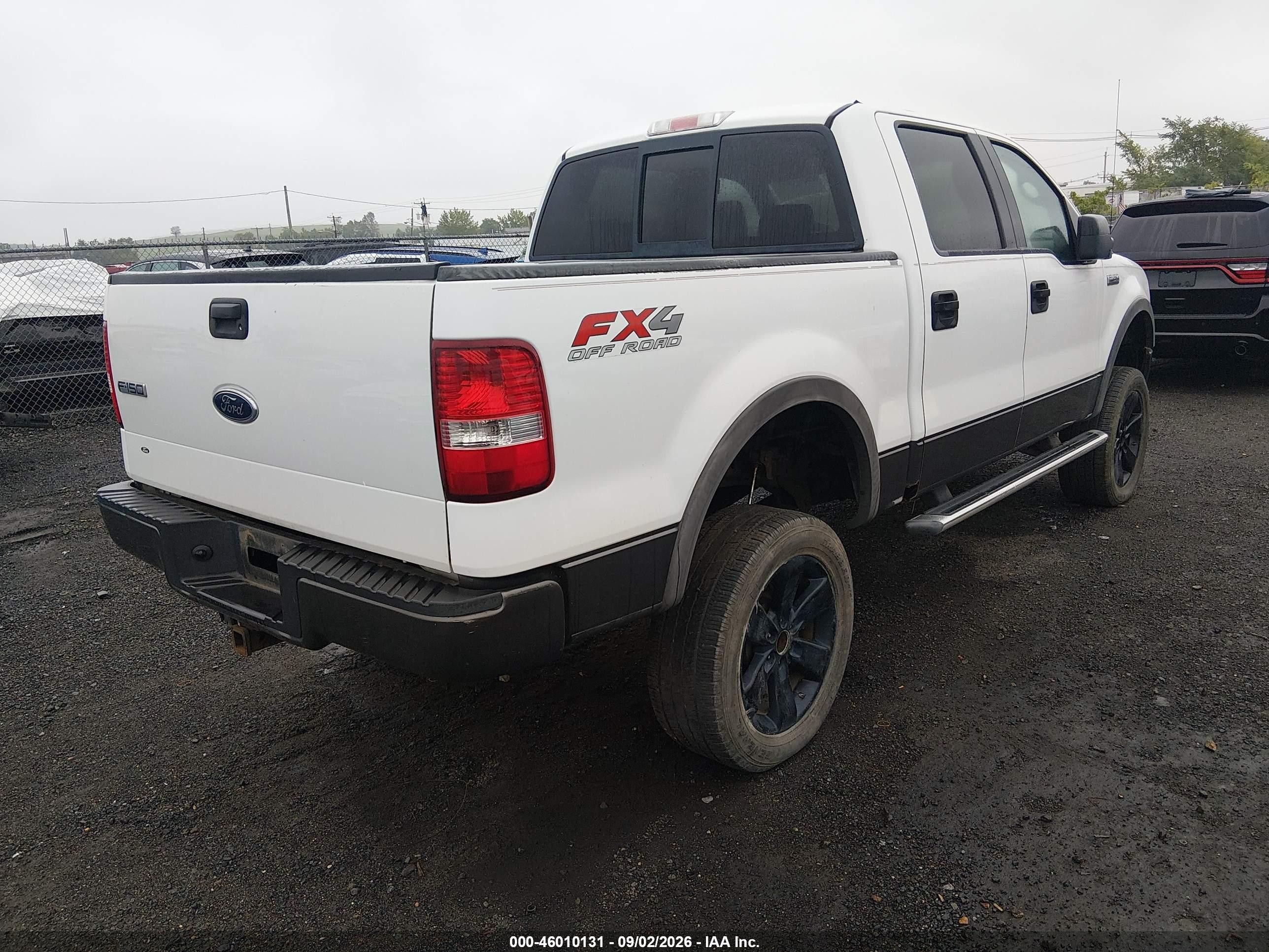 2004 Ford F-150 Fx4/lariat/xlt White vin: 1FTPW14574FA33234