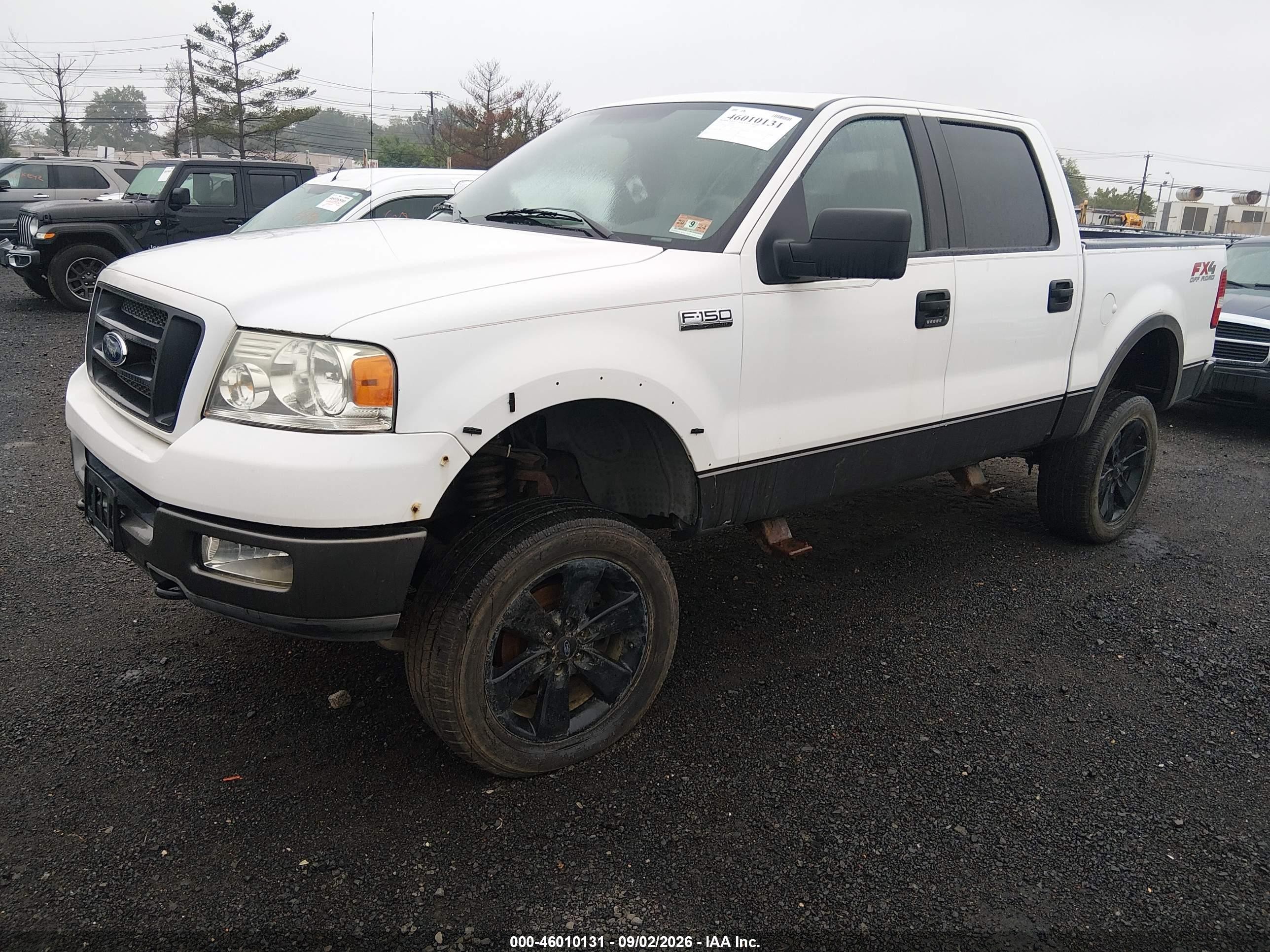 2004 Ford F-150 Fx4/lariat/xlt White vin: 1FTPW14574FA33234