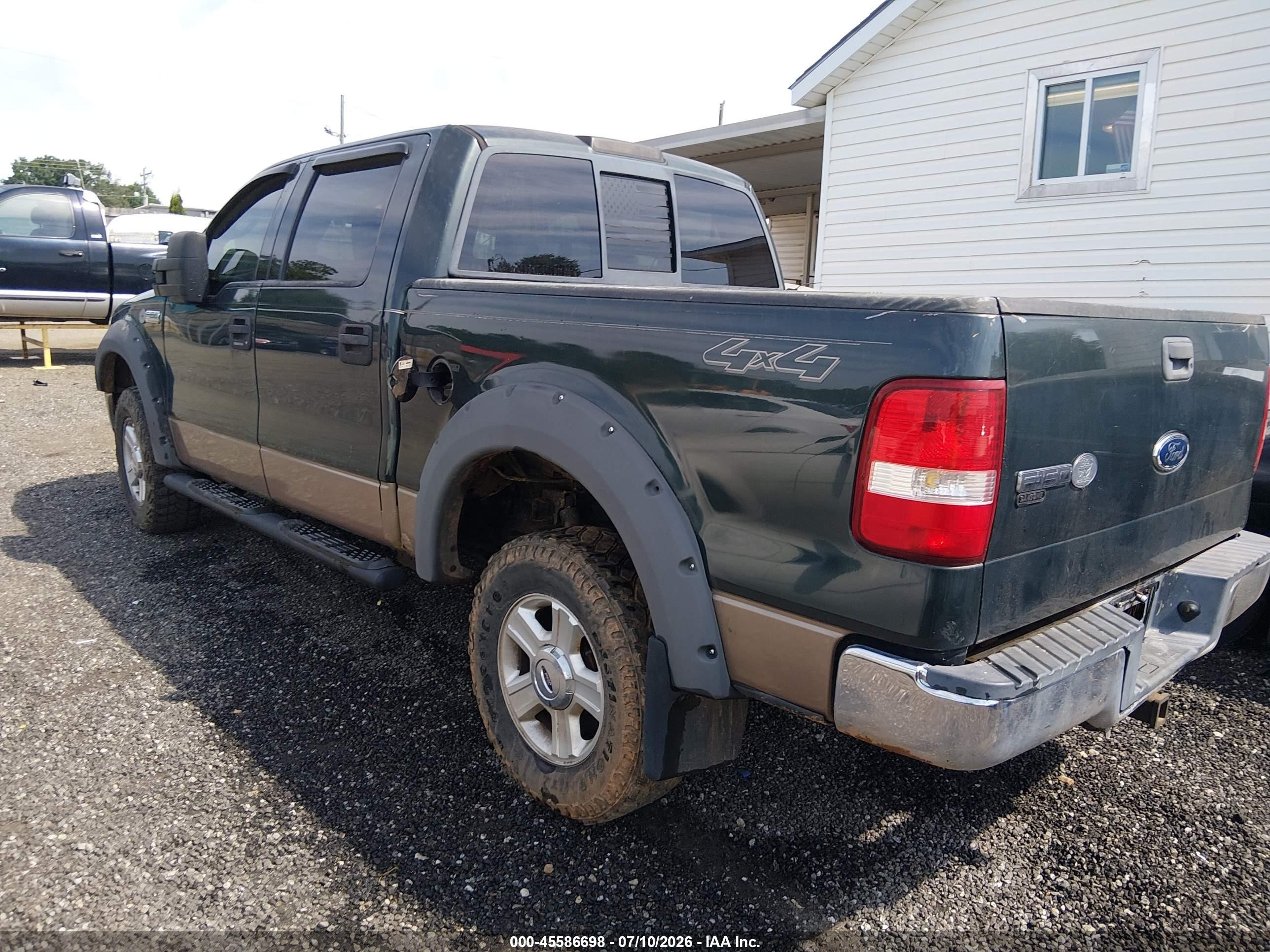 2004 Ford F-150 Fx4/lariat/xlt Green vin: 1FTPW14574KC02868
