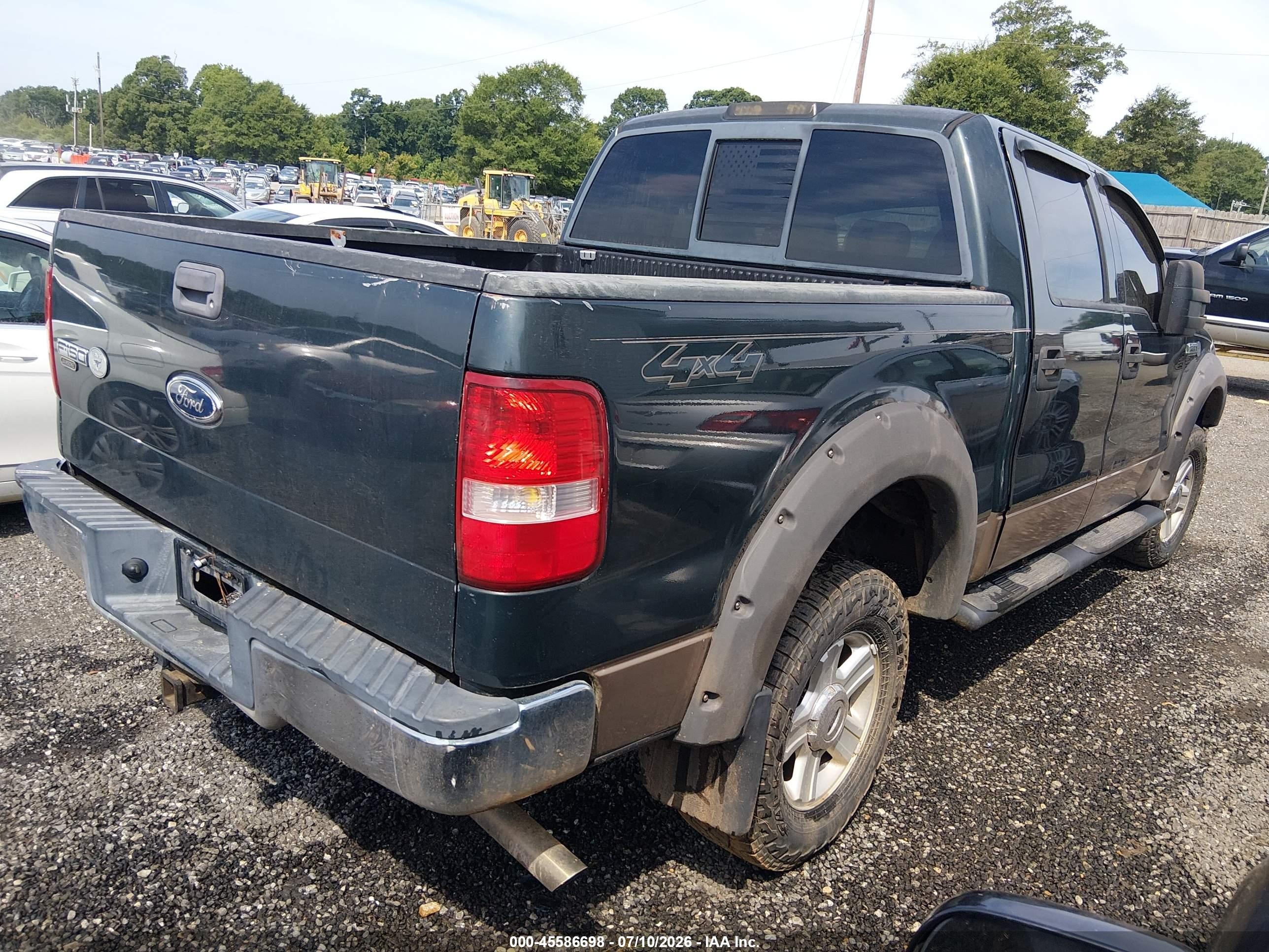 2004 Ford F-150 Fx4/lariat/xlt Green vin: 1FTPW14574KC02868