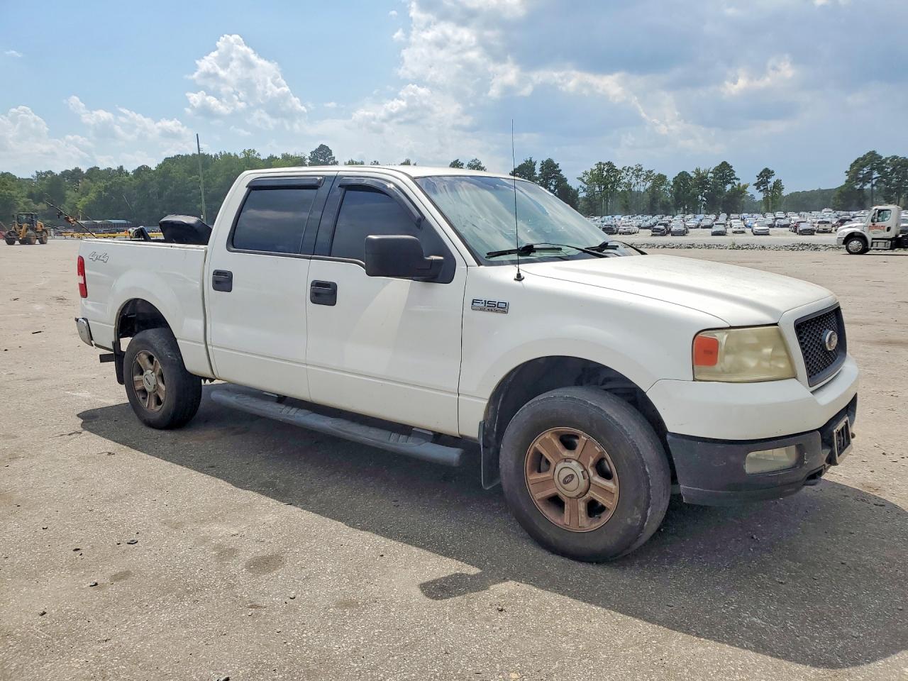 2004 Ford F150 Supercrew White vin: 1FTPW14574KC14051