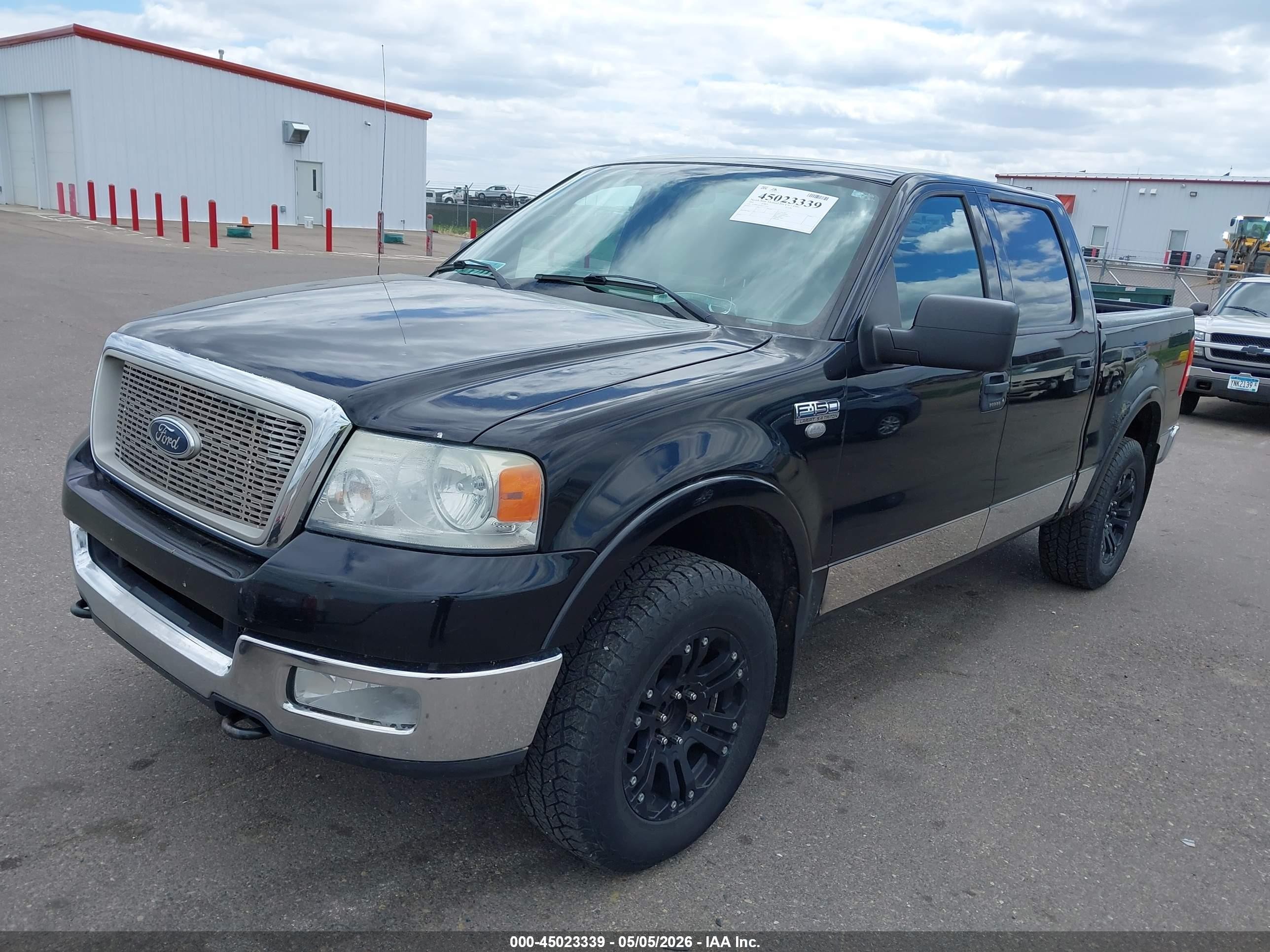 2004 Ford F-150 Fx4/lariat/xlt Black vin: 1FTPW14574KC37152