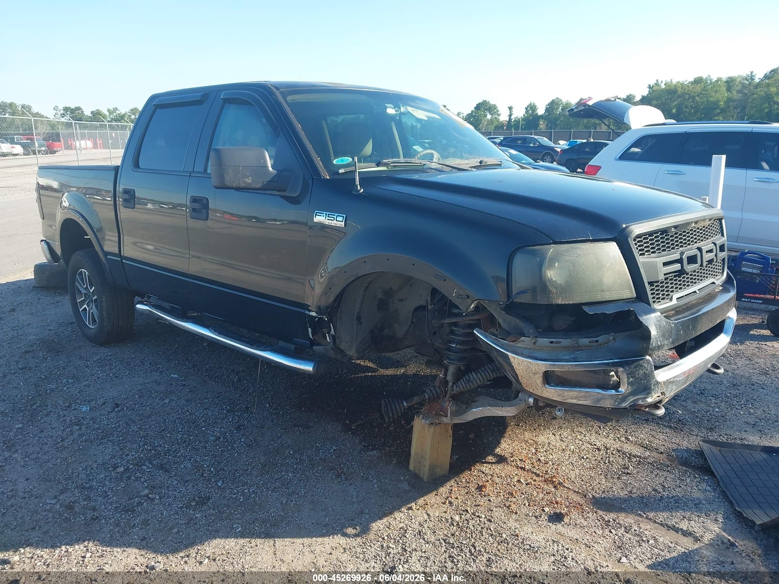 2005 Ford F-150 Fx4/lariat/xlt Black vin: 1FTPW14575FA77414