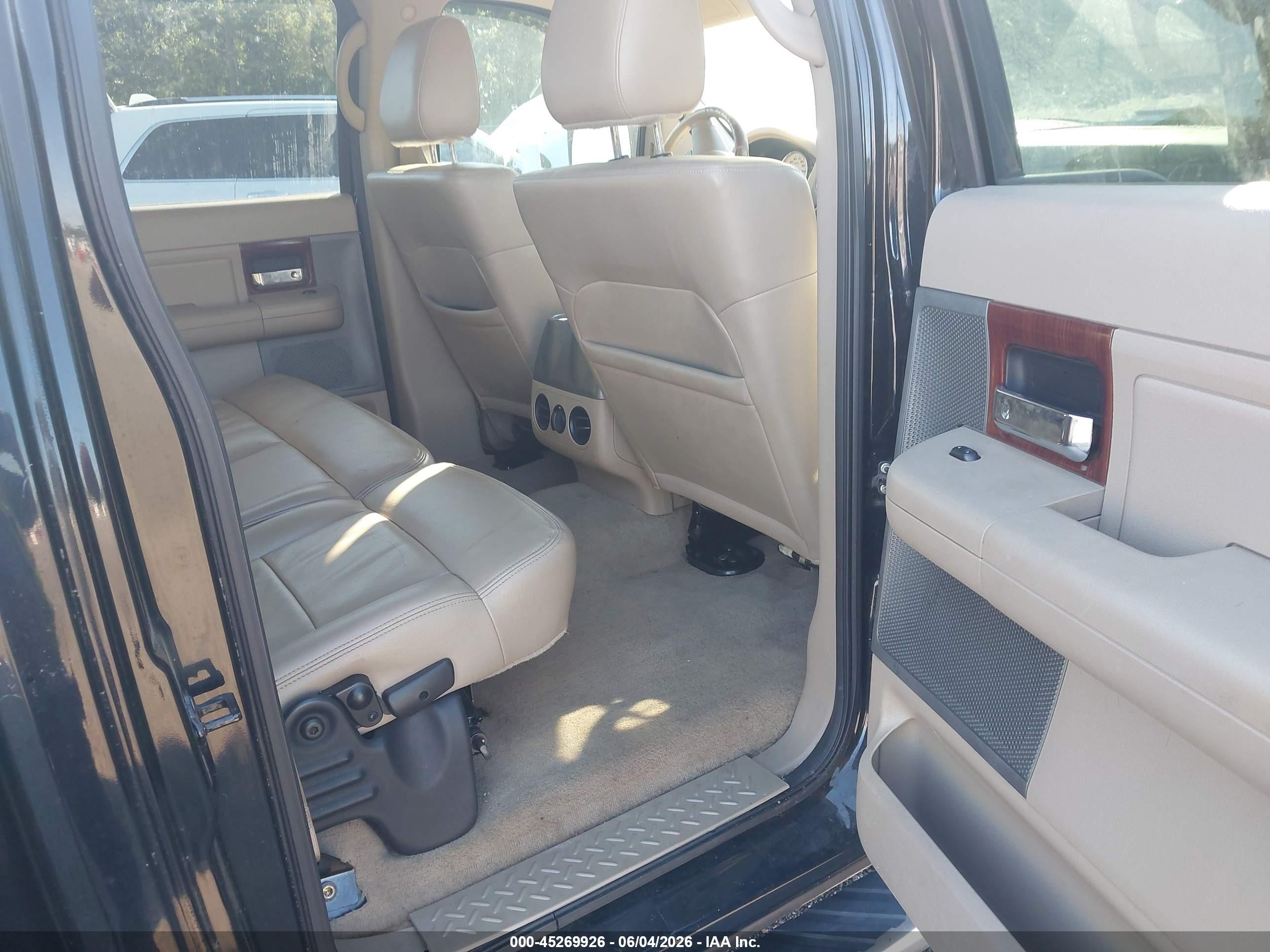 2005 Ford F-150 Fx4/lariat/xlt Black vin: 1FTPW14575FA77414