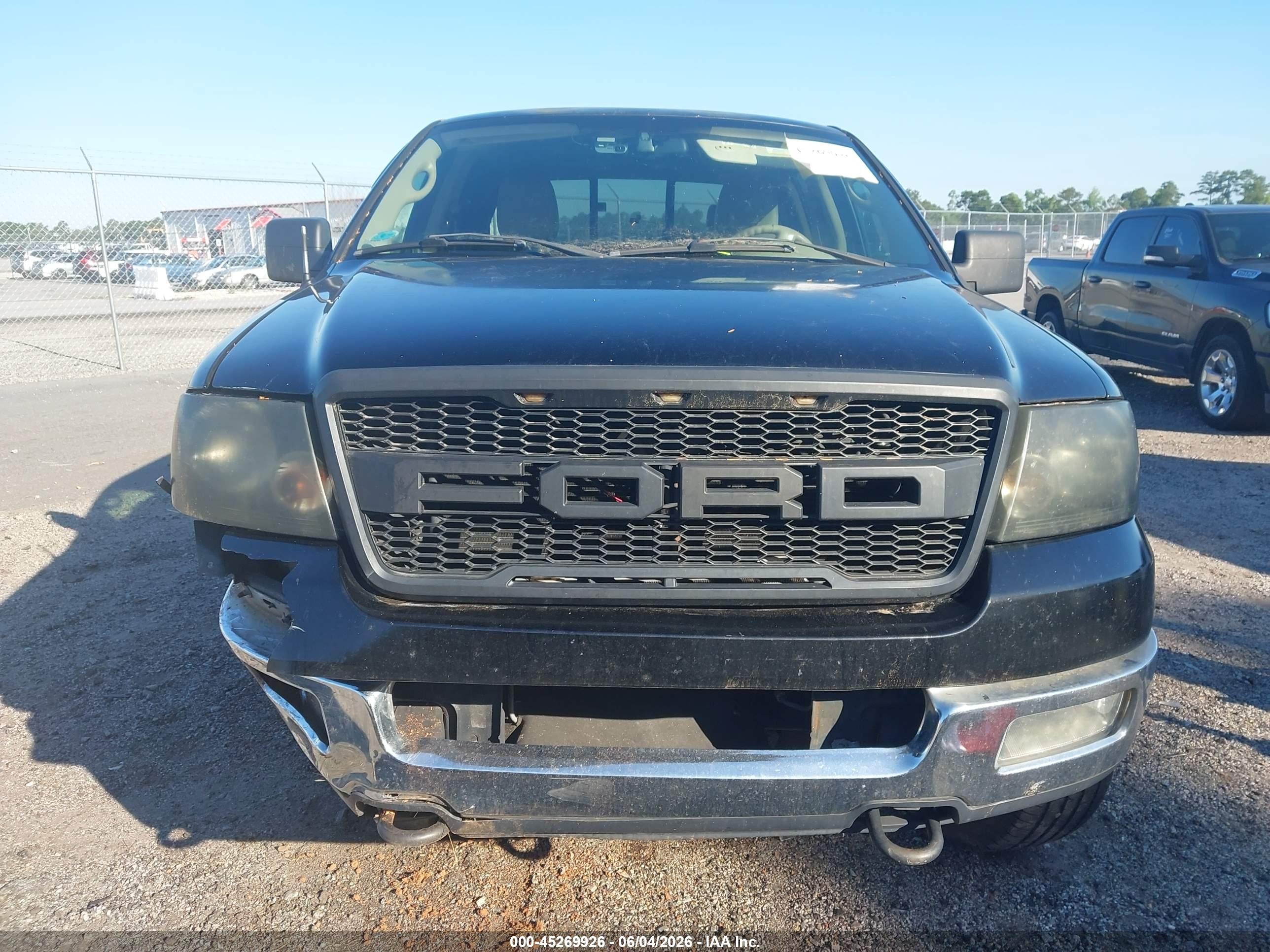 2005 Ford F-150 Fx4/lariat/xlt Black vin: 1FTPW14575FA77414