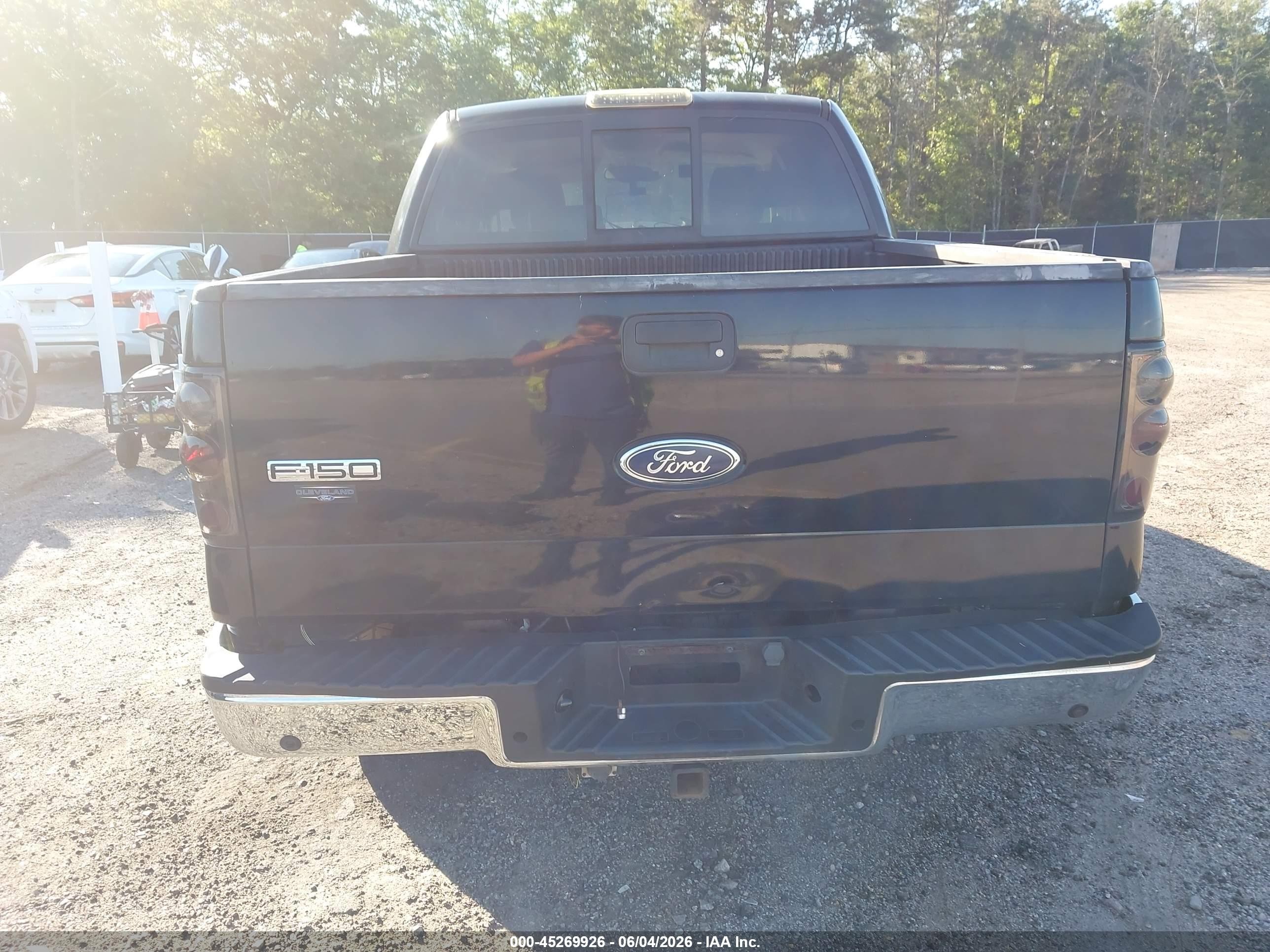 2005 Ford F-150 Fx4/lariat/xlt Black vin: 1FTPW14575FA77414