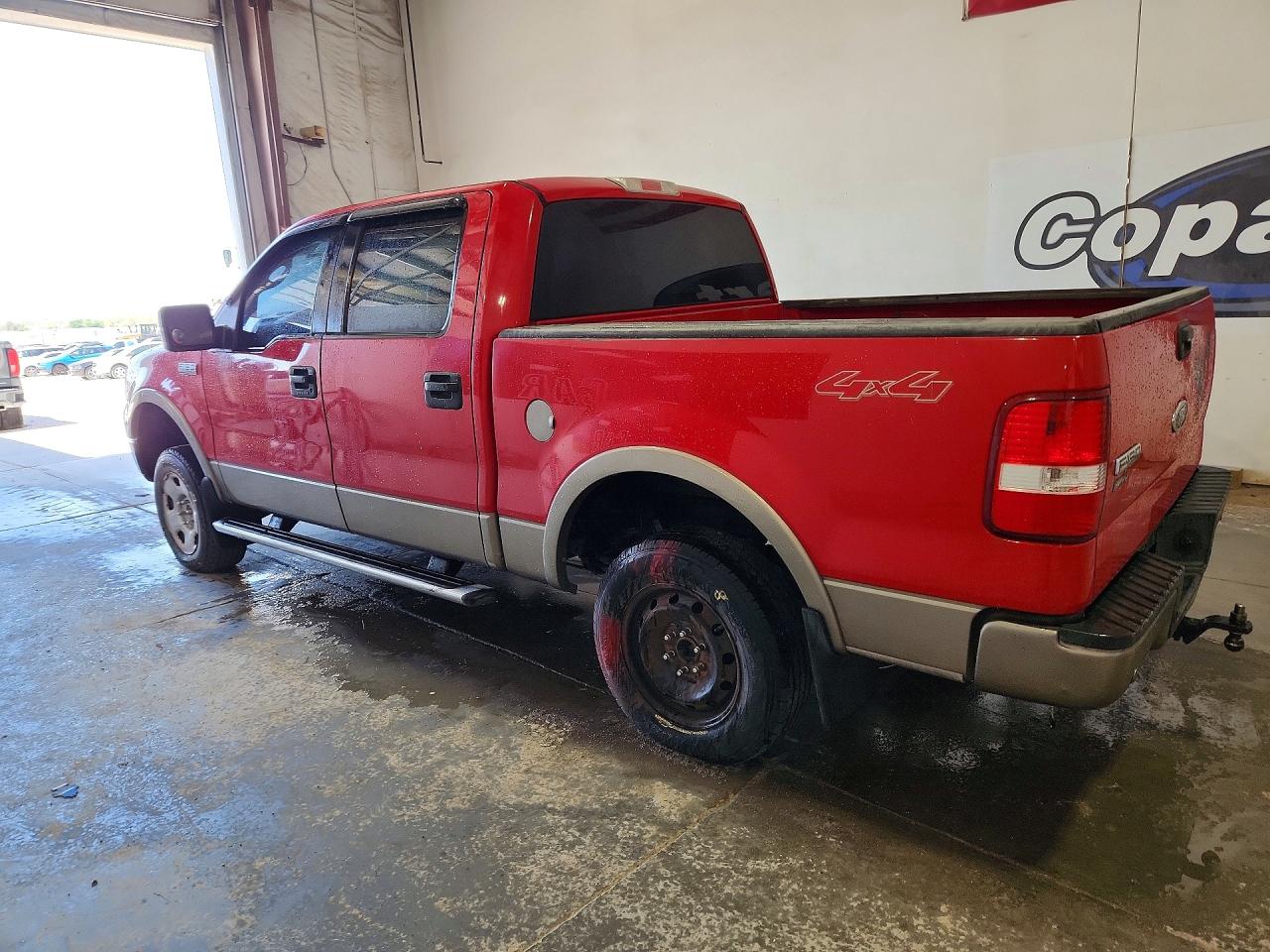 2005 Ford F150 Supercrew Red vin: 1FTPW14575FB06149