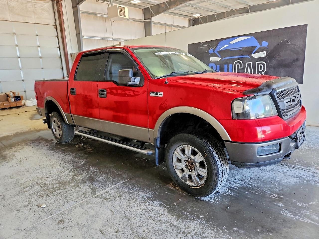 2005 Ford F150 Supercrew Red vin: 1FTPW14575FB06149