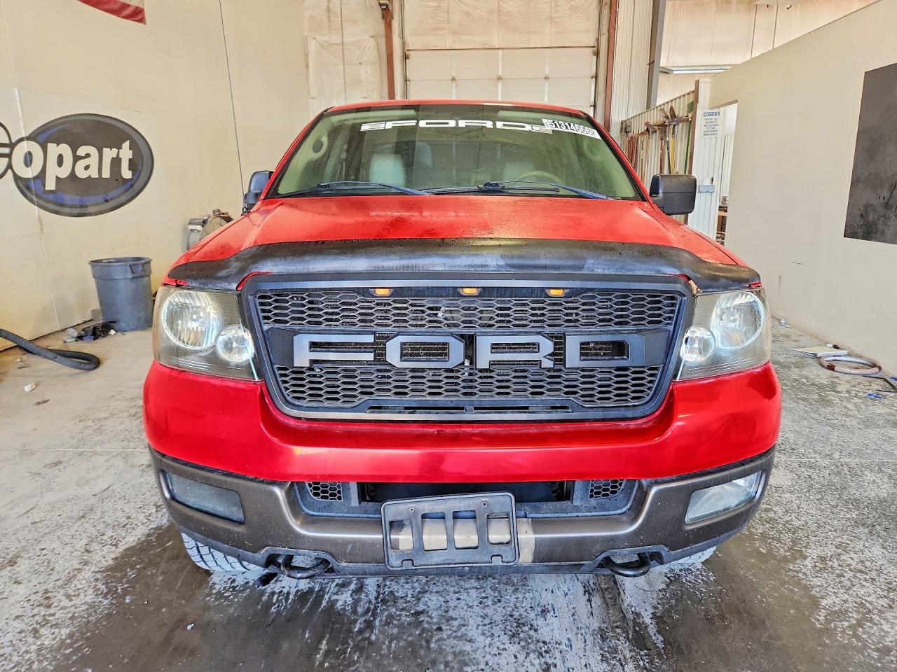 2005 Ford F150 Supercrew Red vin: 1FTPW14575FB06149