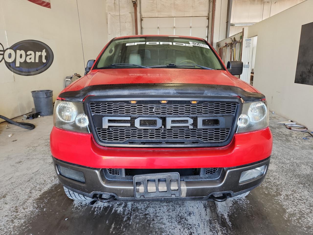 2005 Ford F150 Supercrew Red vin: 1FTPW14575FB06149 Damage: Front Metal Bumper Painted, Chipped, 10 Or More