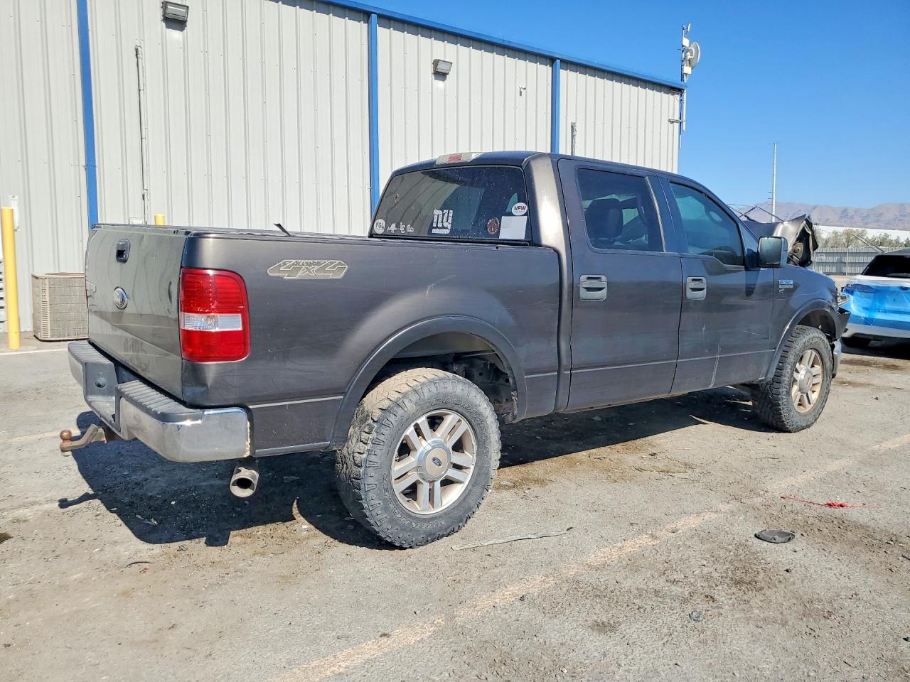 2005 Ford F150 Supercrew Gray vin: 1FTPW14575FB61216