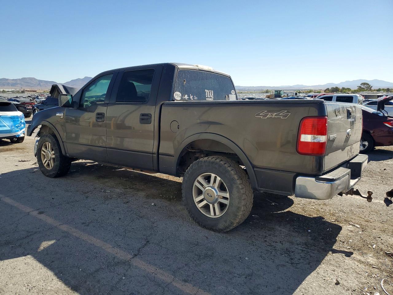 2005 Ford F150 Supercrew Gray vin: 1FTPW14575FB61216