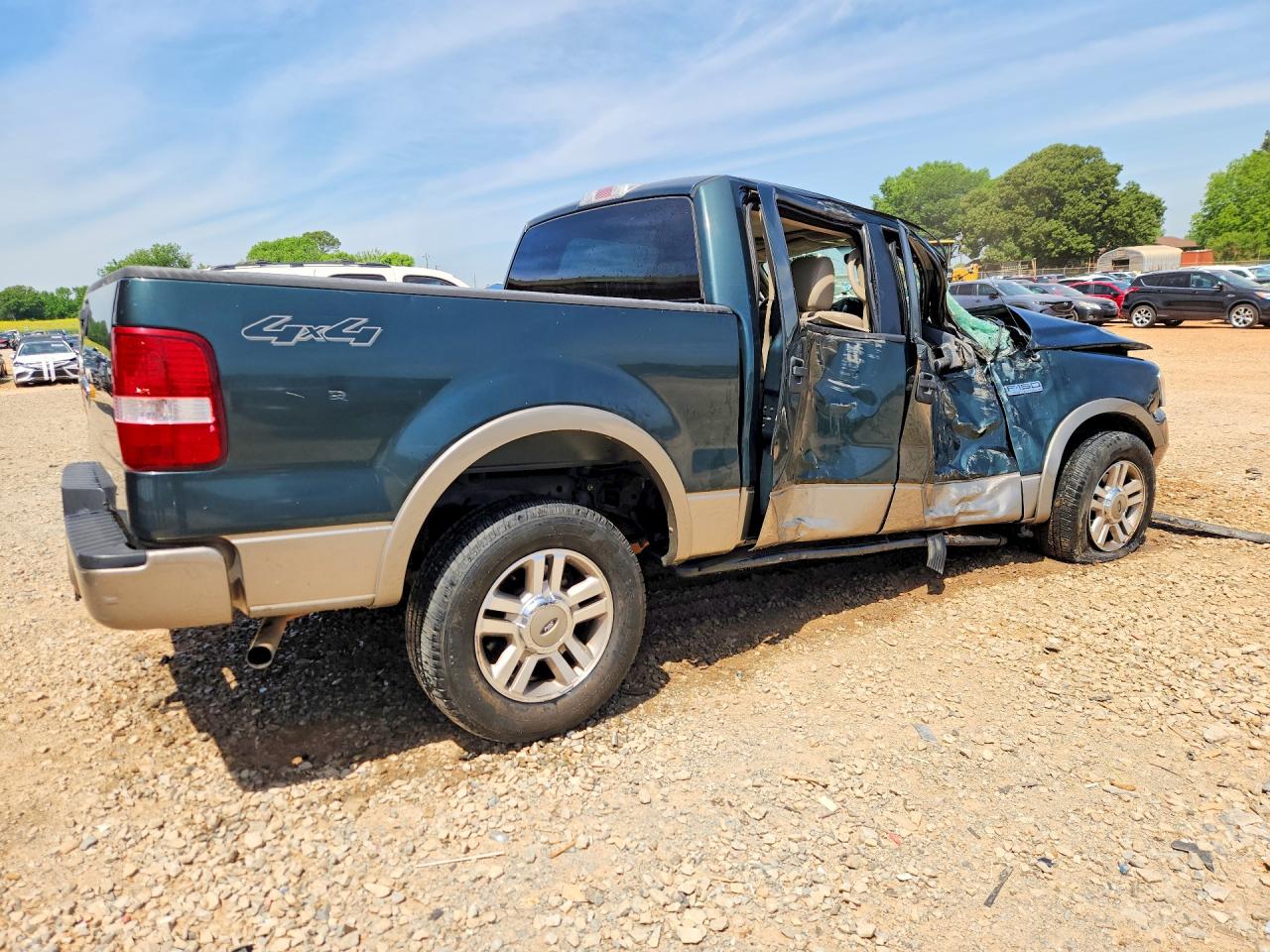 2005 Ford F150 Supercrew Зеленый vin: 1FTPW14575FB63676