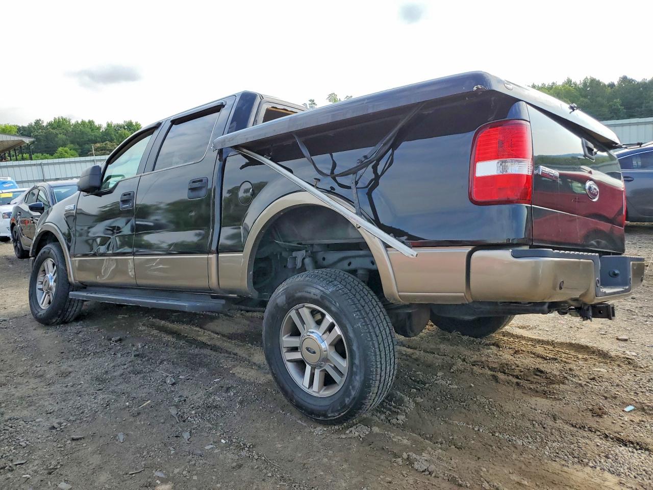 2005 Ford F150 Supercrew Gray vin: 1FTPW14575KC40263