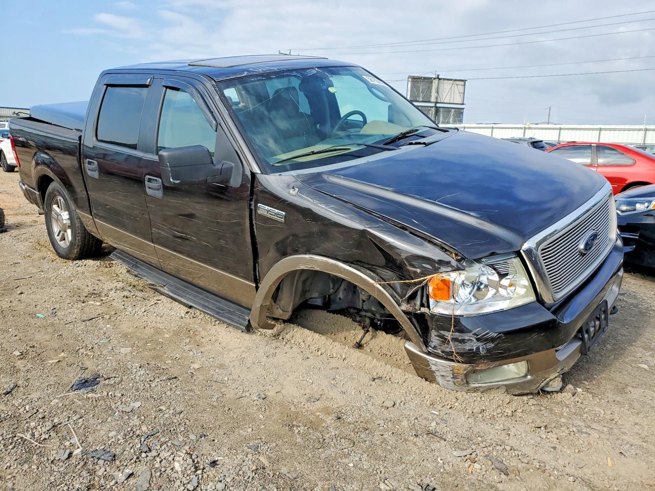 2005 Ford F150 Supercrew Gray vin: 1FTPW14575KC40263