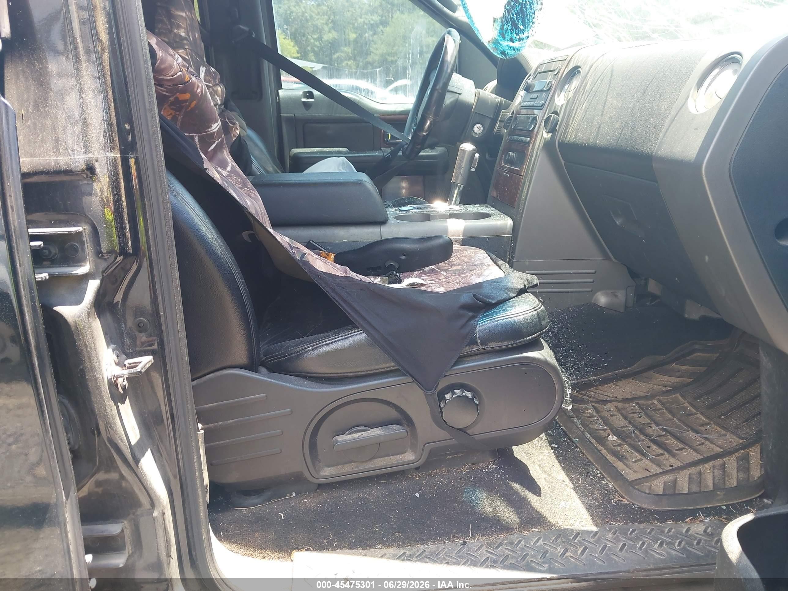 2005 Ford F-150 Fx4/lariat/xlt Black vin: 1FTPW14575KC60092