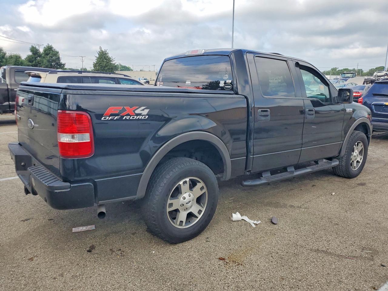 2005 Ford F150 Supercrew Black vin: 1FTPW14575KD34756