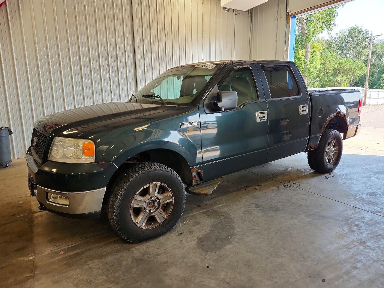 2005 Ford F150 Supercrew Green vin: 1FTPW14575KD36572