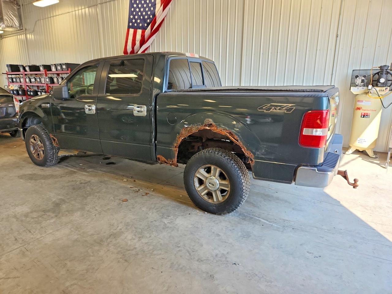 2005 Ford F150 Supercrew Green vin: 1FTPW14575KD36572