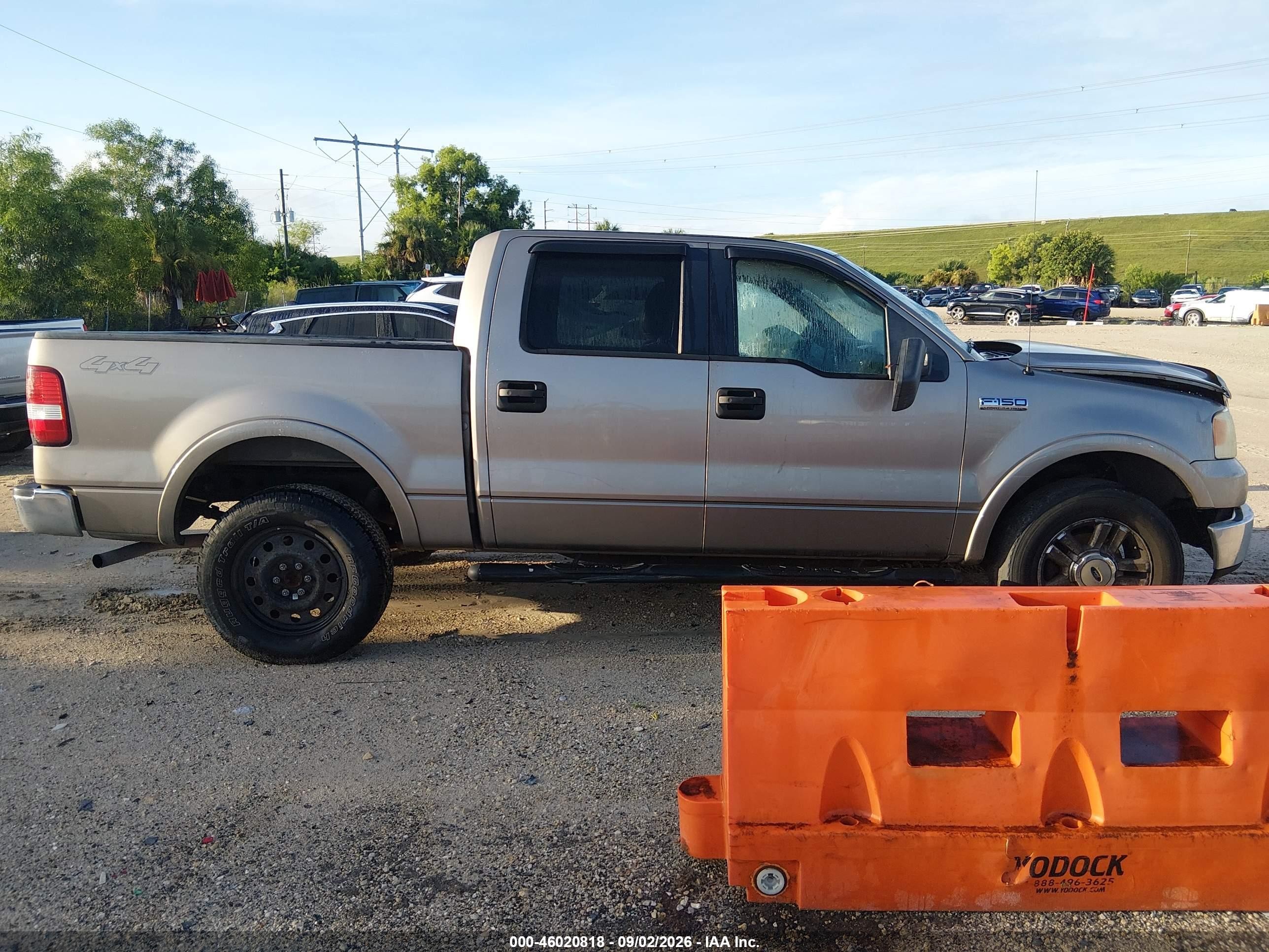 2005 Ford F-150 Fx4/lariat/xlt Beige vin: 1FTPW14575KE14168