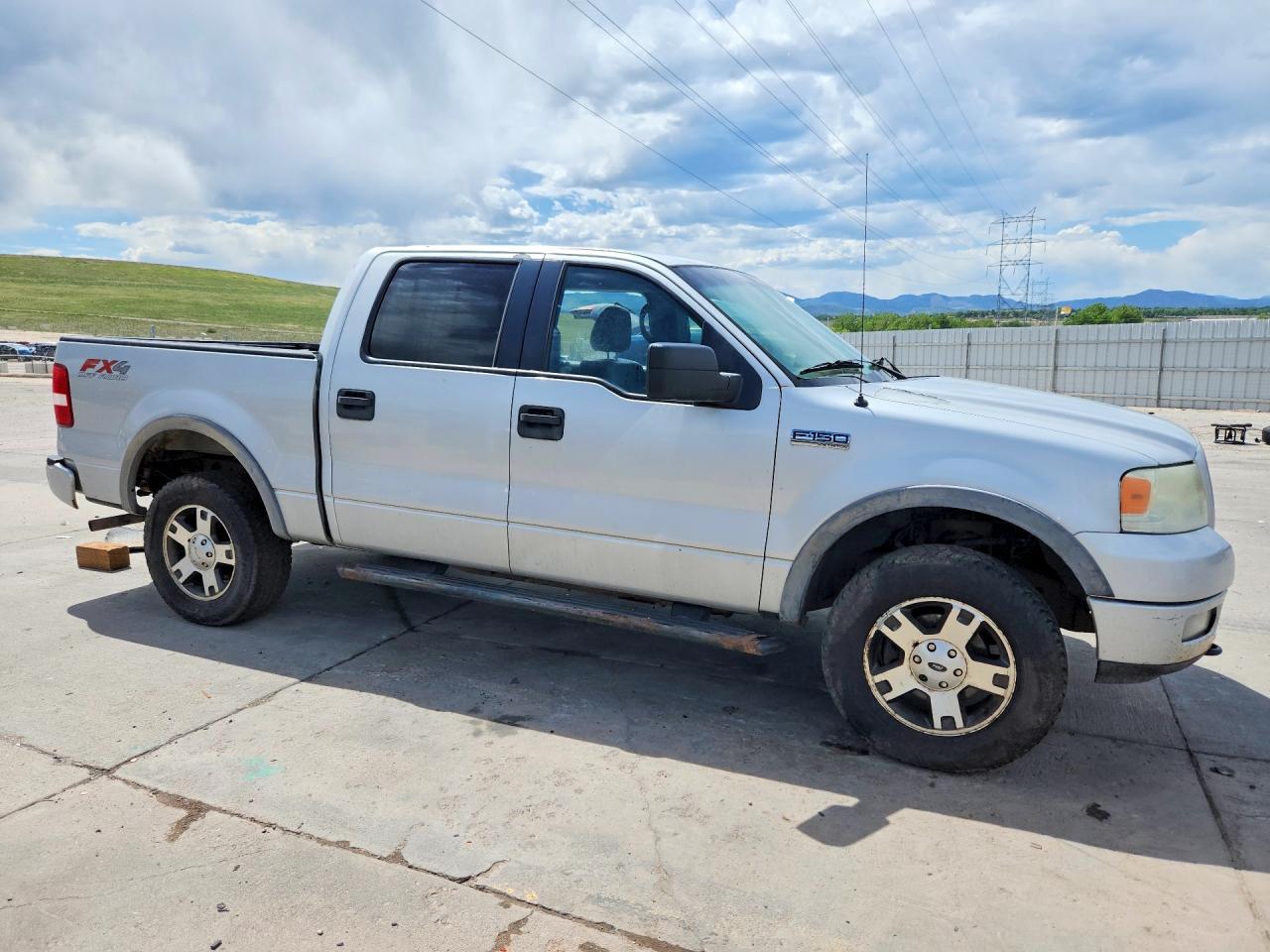 2005 Ford F150 Supercrew Silver vin: 1FTPW14575KE67601