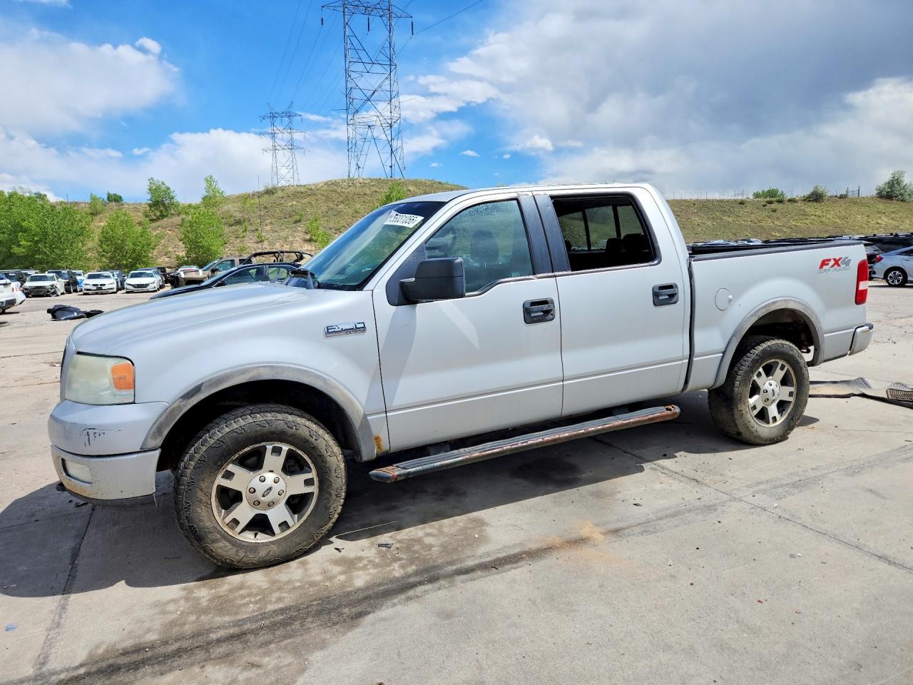 2005 Ford F150 Supercrew Silver vin: 1FTPW14575KE67601