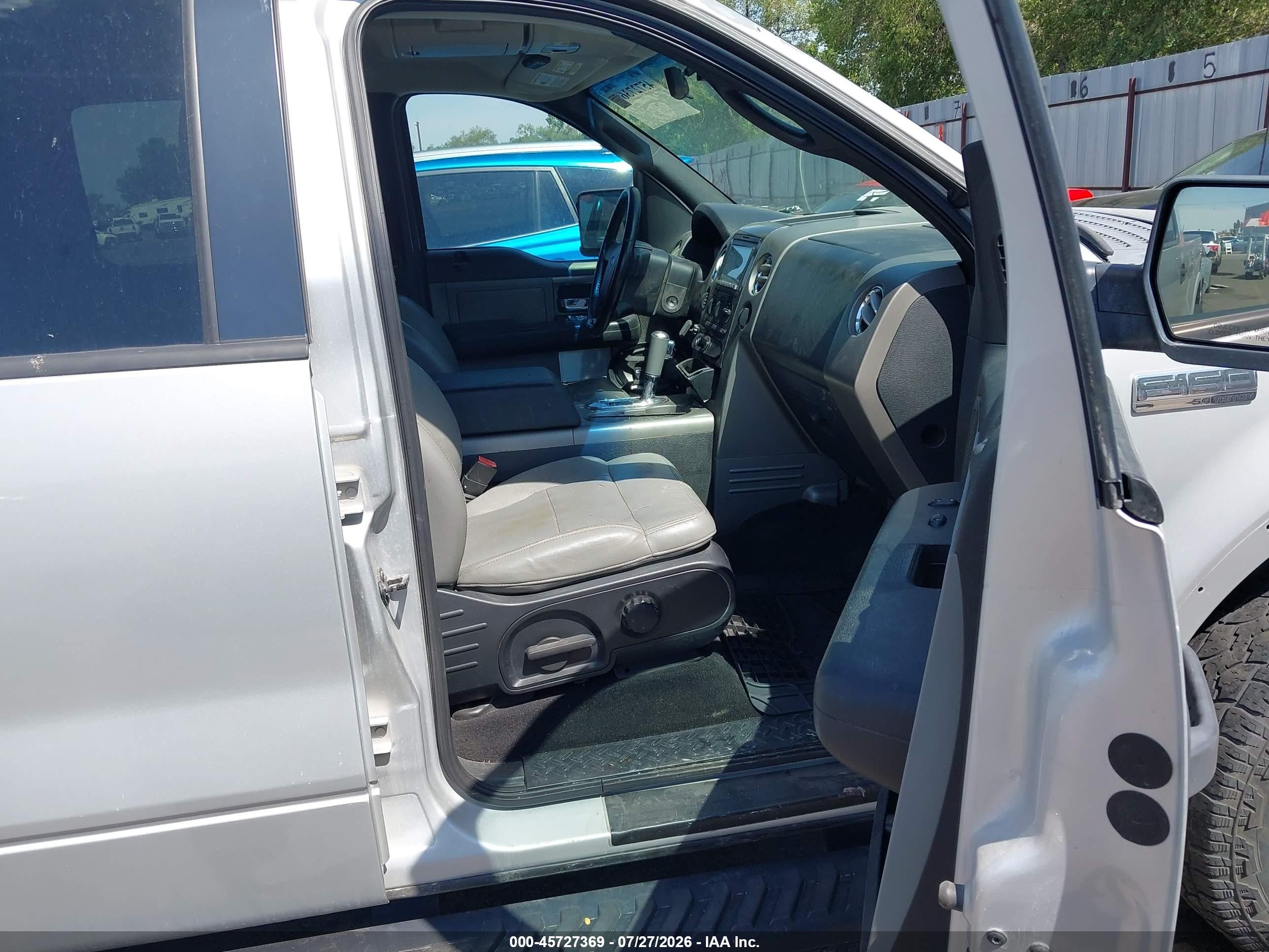 2005 Ford F-150 Fx4/lariat/xlt Silver vin: 1FTPW14575KE78243