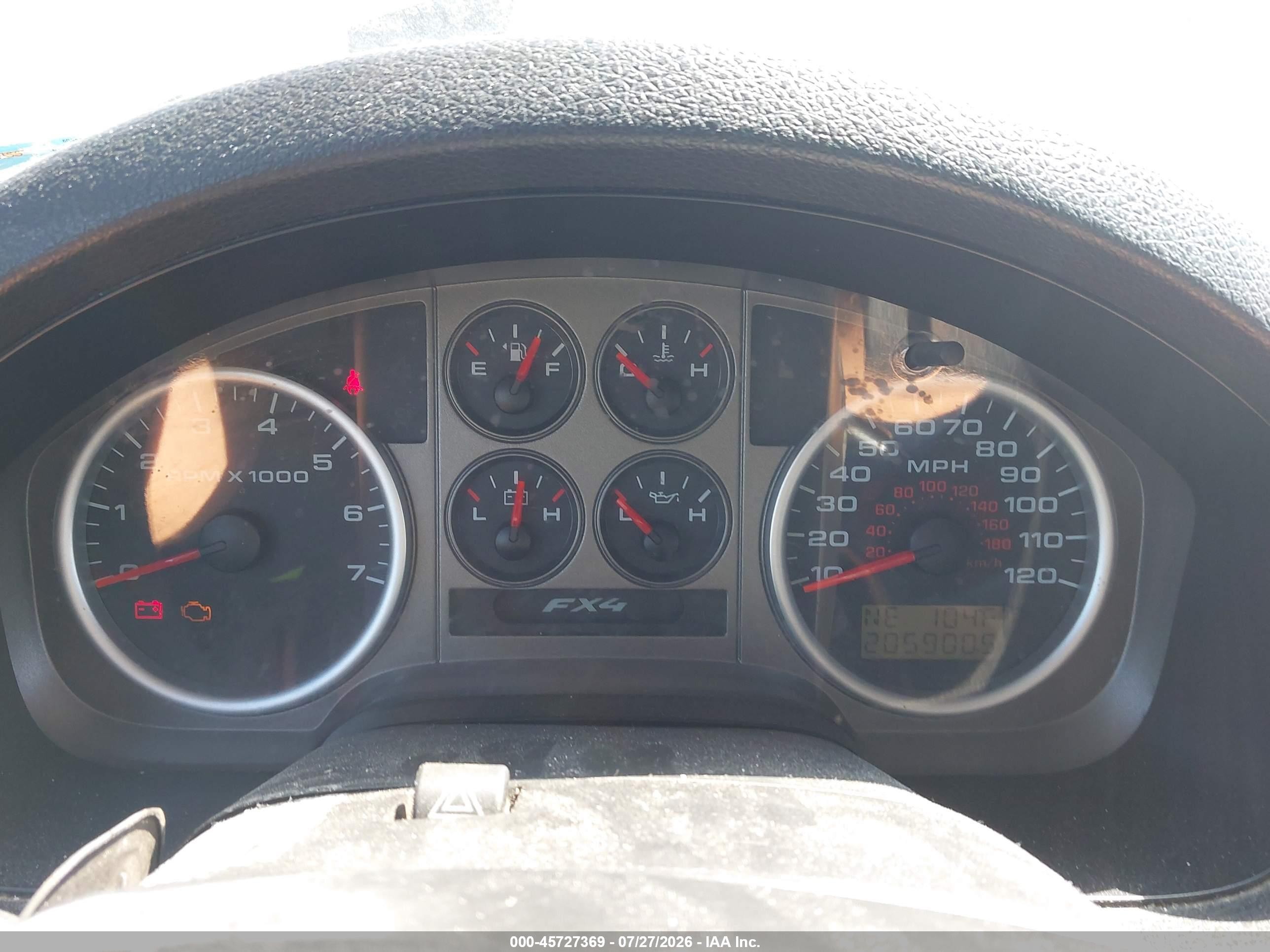 2005 Ford F-150 Fx4/lariat/xlt Silver vin: 1FTPW14575KE78243